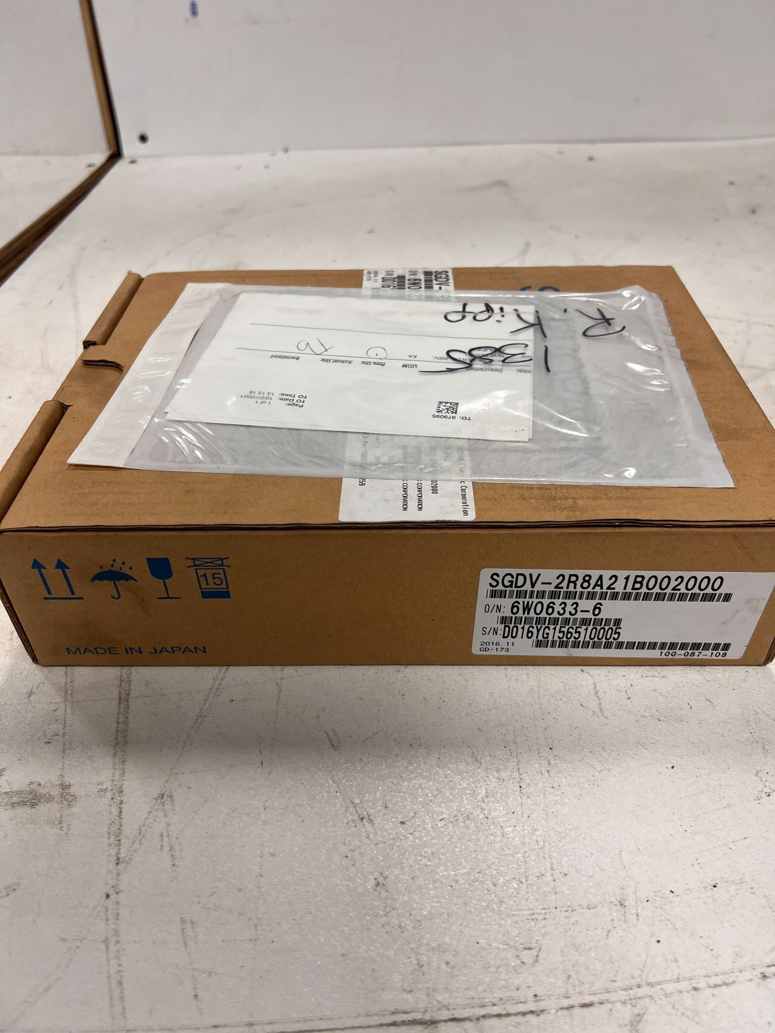 YASKAWA SGDV‑2R8A21B00200 Sigma‑5 Servo Drive NEW 0
