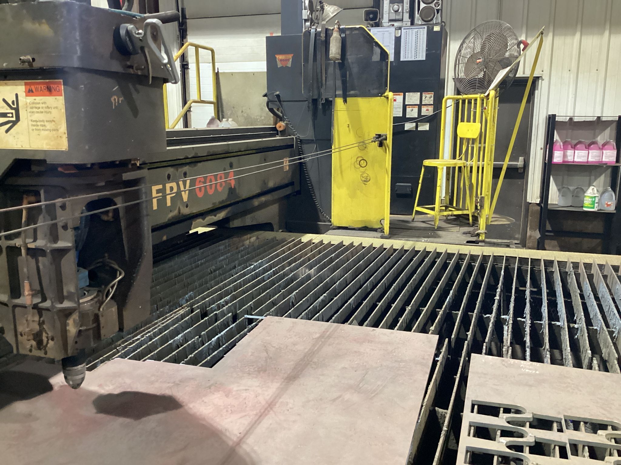 KOMATSU CNC 55' EXTENDED TABLE TWISTER PLASMA CUTTER 10'X55' - 2008 6