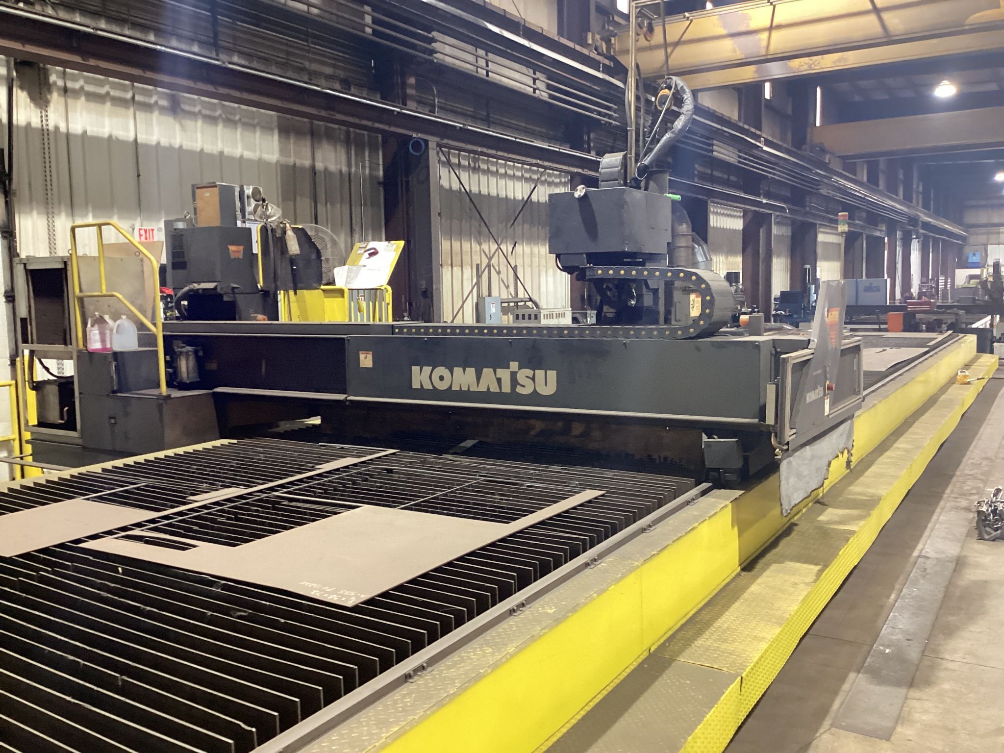 KOMATSU CNC 55' EXTENDED TABLE TWISTER PLASMA CUTTER 10'X55' - 2008 8