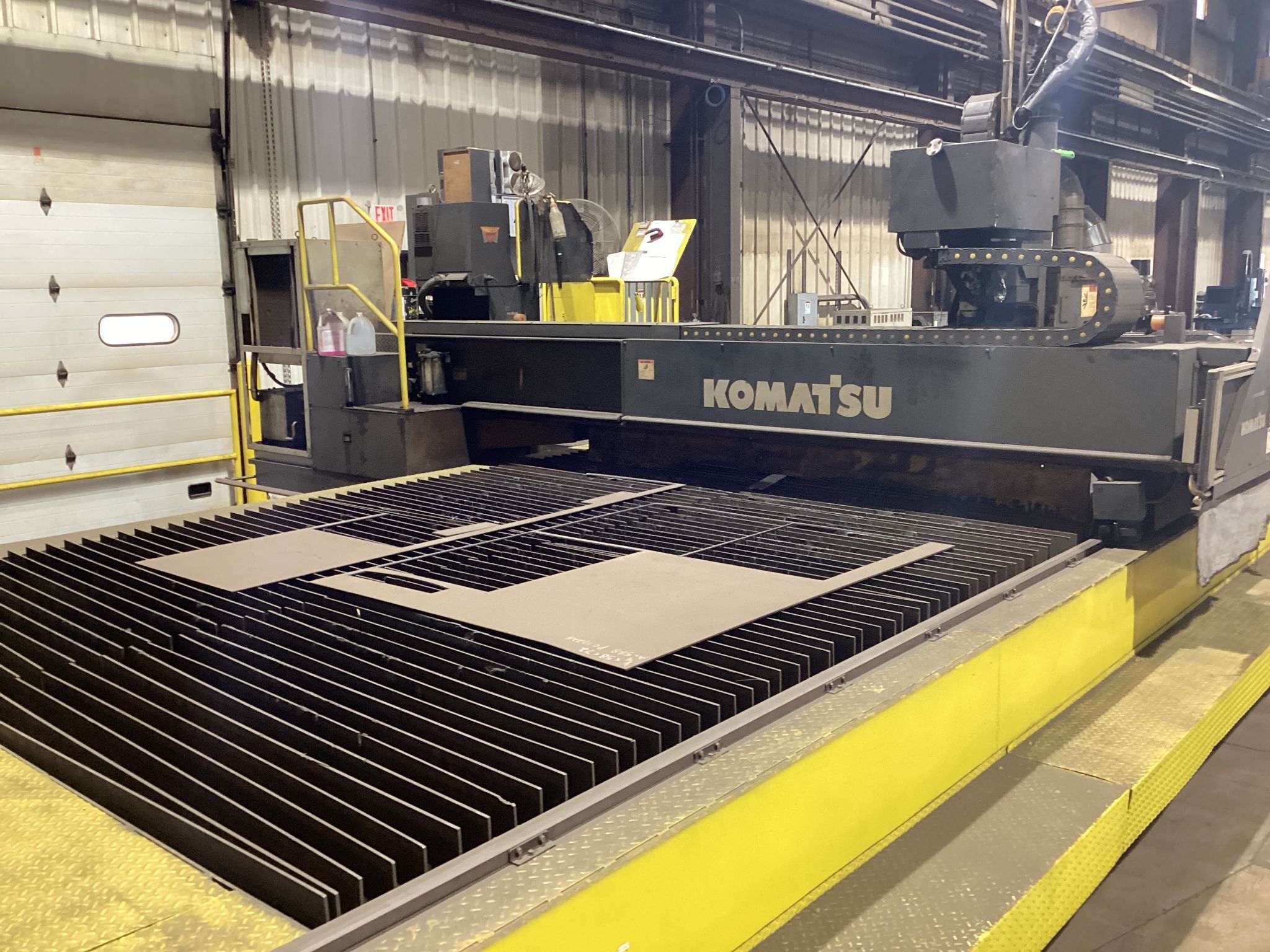 KOMATSU CNC 55' EXTENDED TABLE TWISTER PLASMA CUTTER 10'X55' - 2008 9