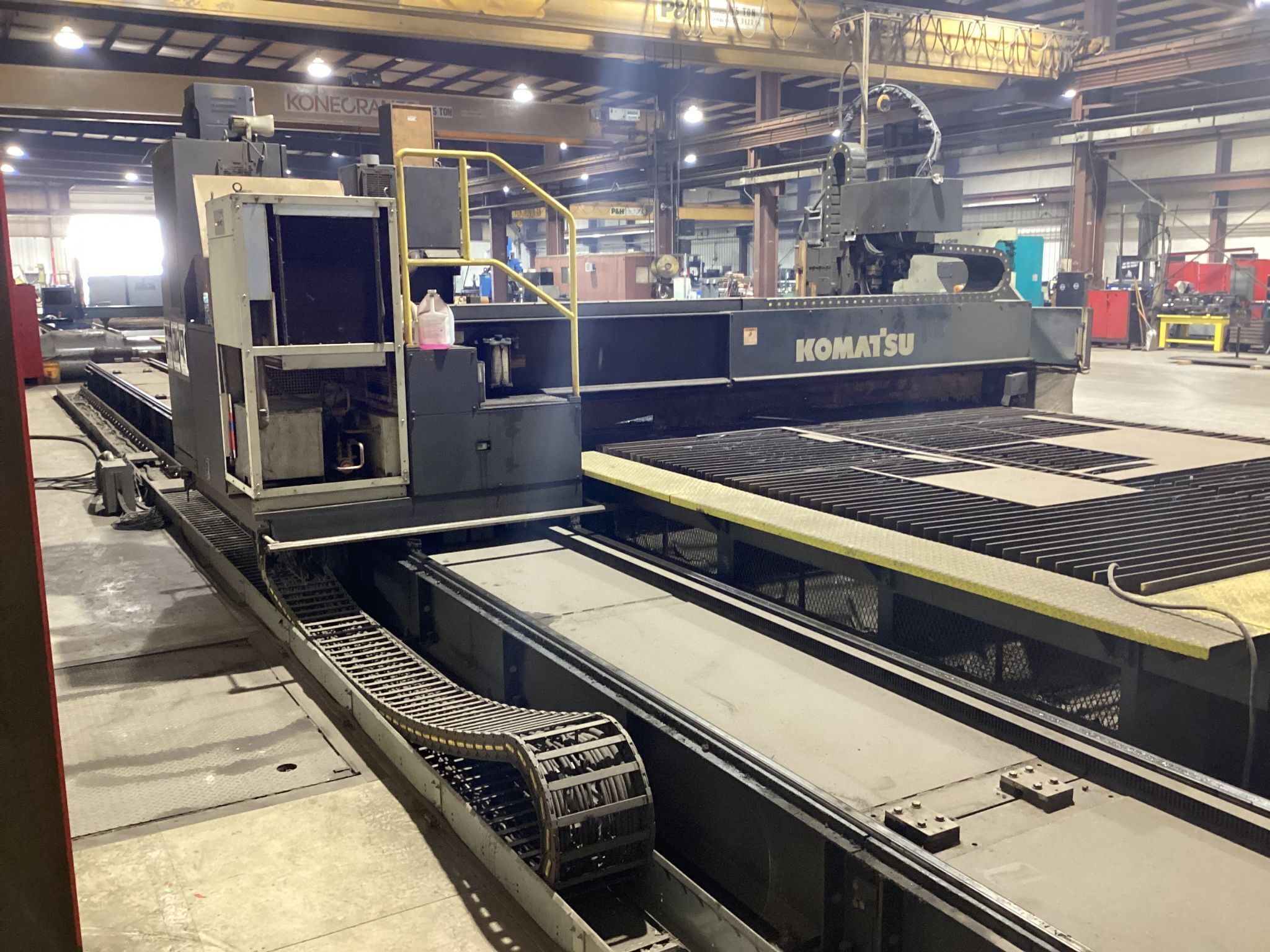 KOMATSU CNC 55' EXTENDED TABLE TWISTER PLASMA CUTTER 10'X55' - 2008 11