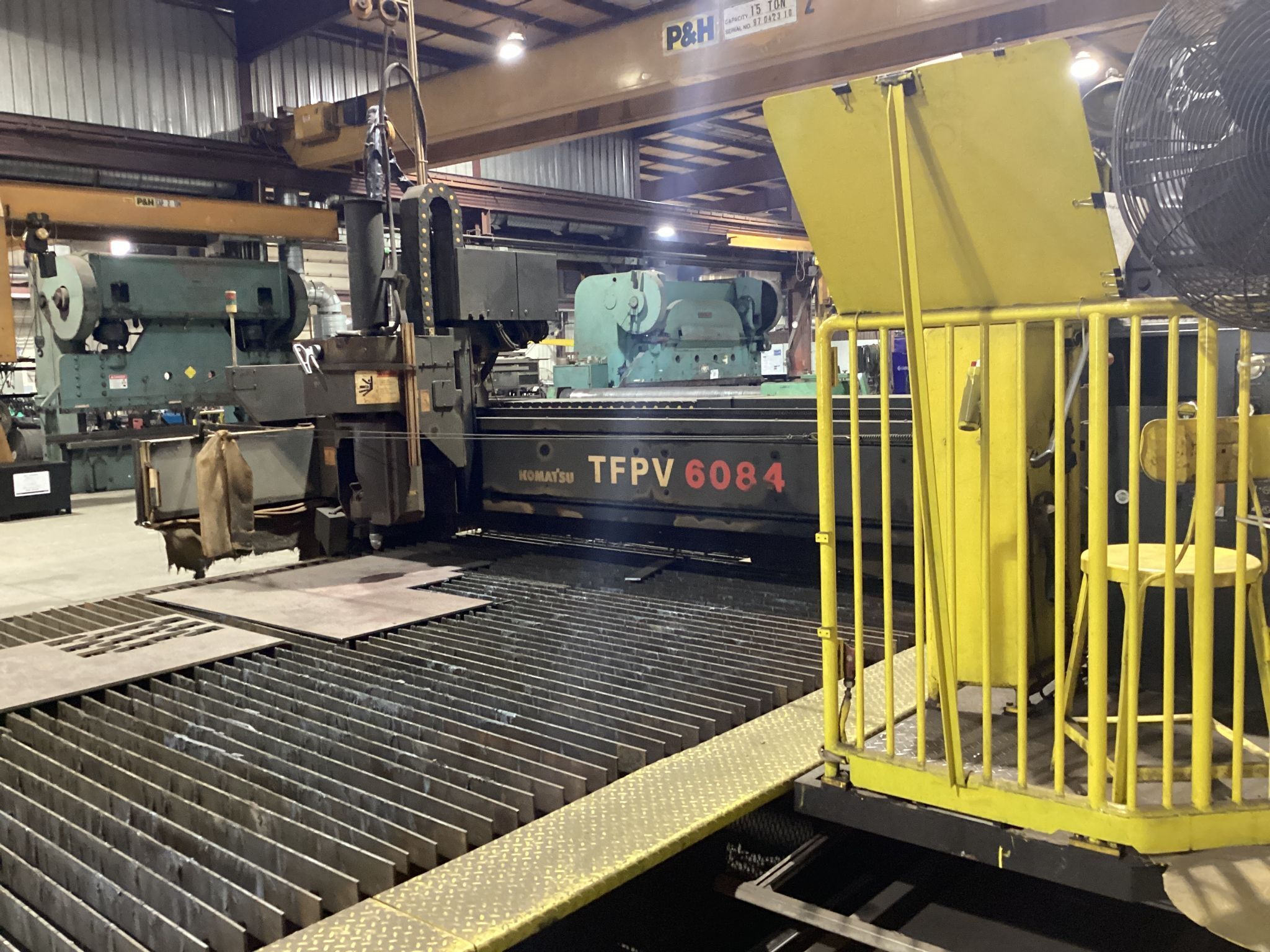 KOMATSU CNC 55' EXTENDED TABLE TWISTER PLASMA CUTTER 10'X55' - 2008 12