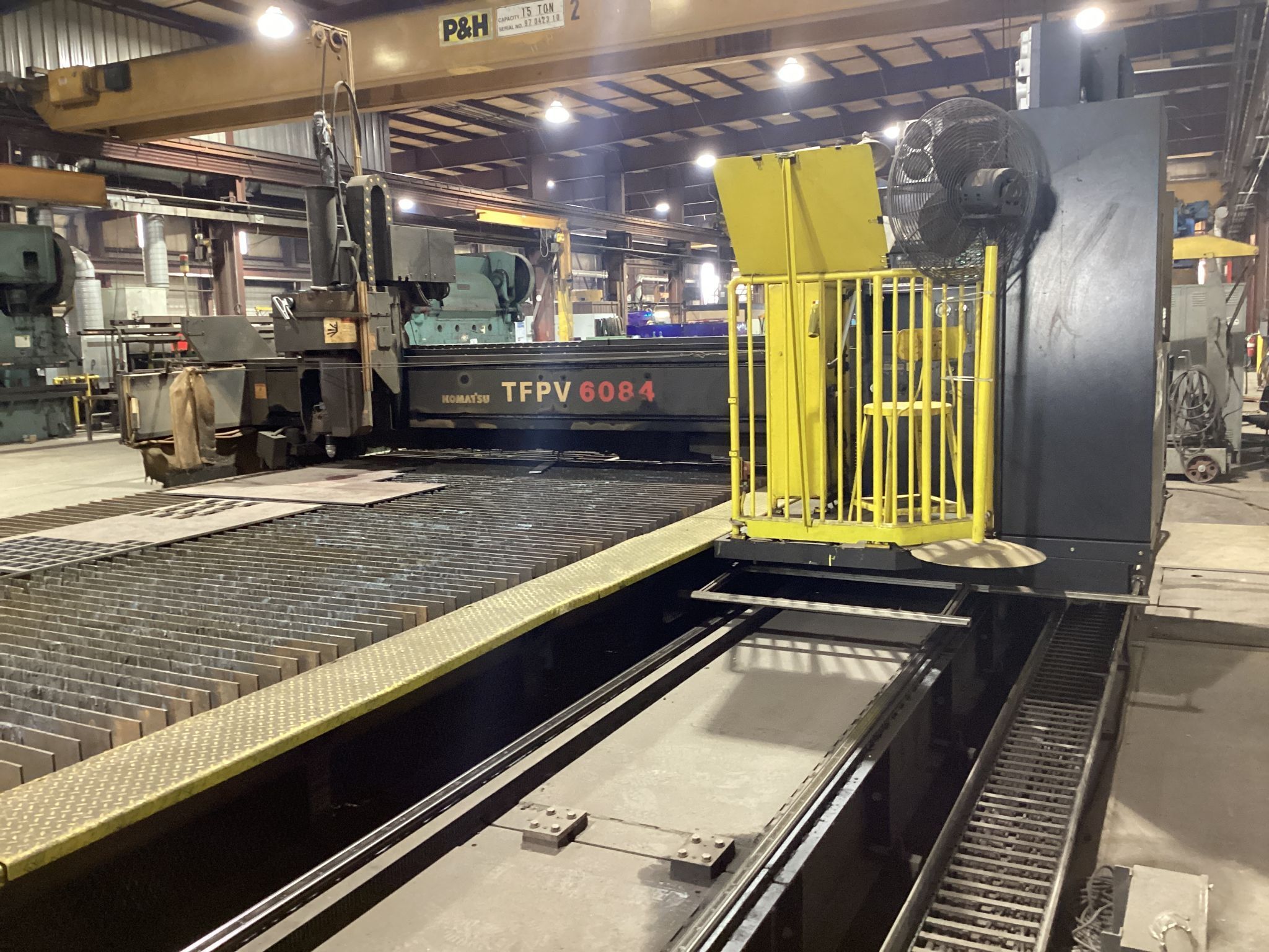KOMATSU CNC 55' EXTENDED TABLE TWISTER PLASMA CUTTER 10'X55' - 2008 14