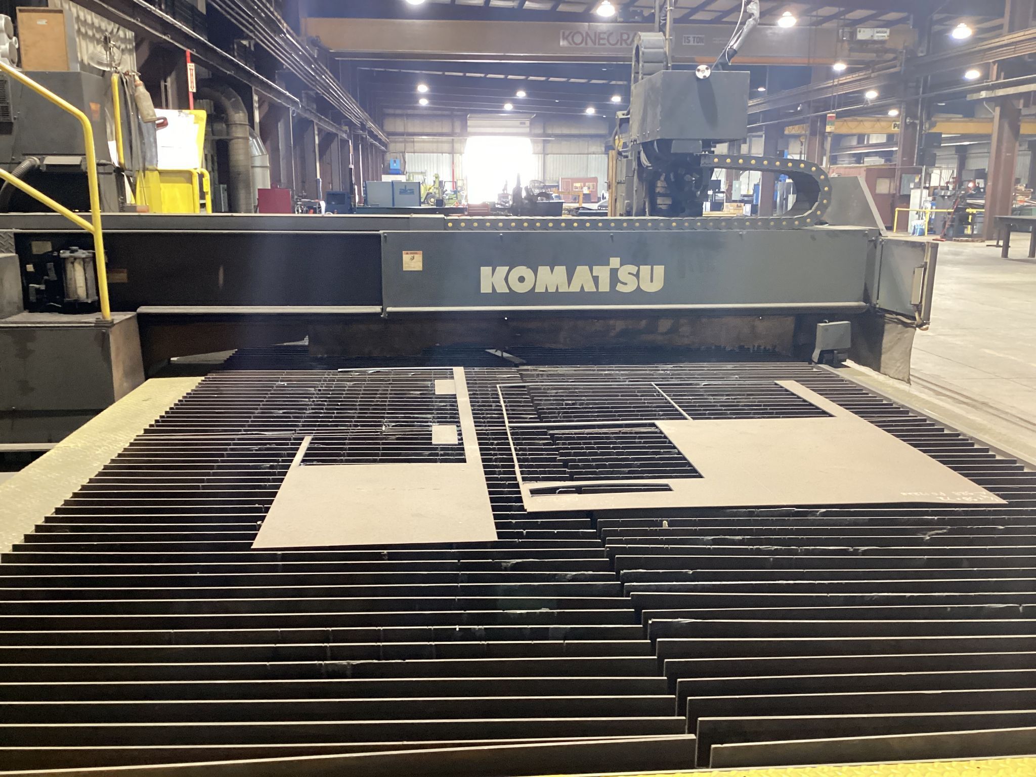 KOMATSU CNC 55' EXTENDED TABLE TWISTER PLASMA CUTTER 10'X55' - 2008 16
