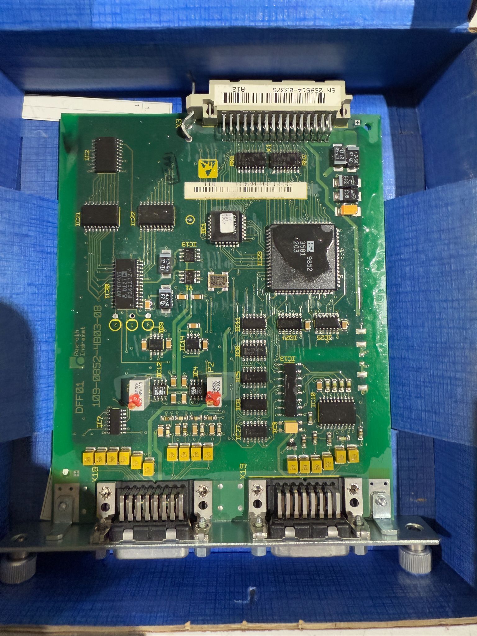 BOSCH REXROTH R911266120 Control Module DAG01.2M USED 1