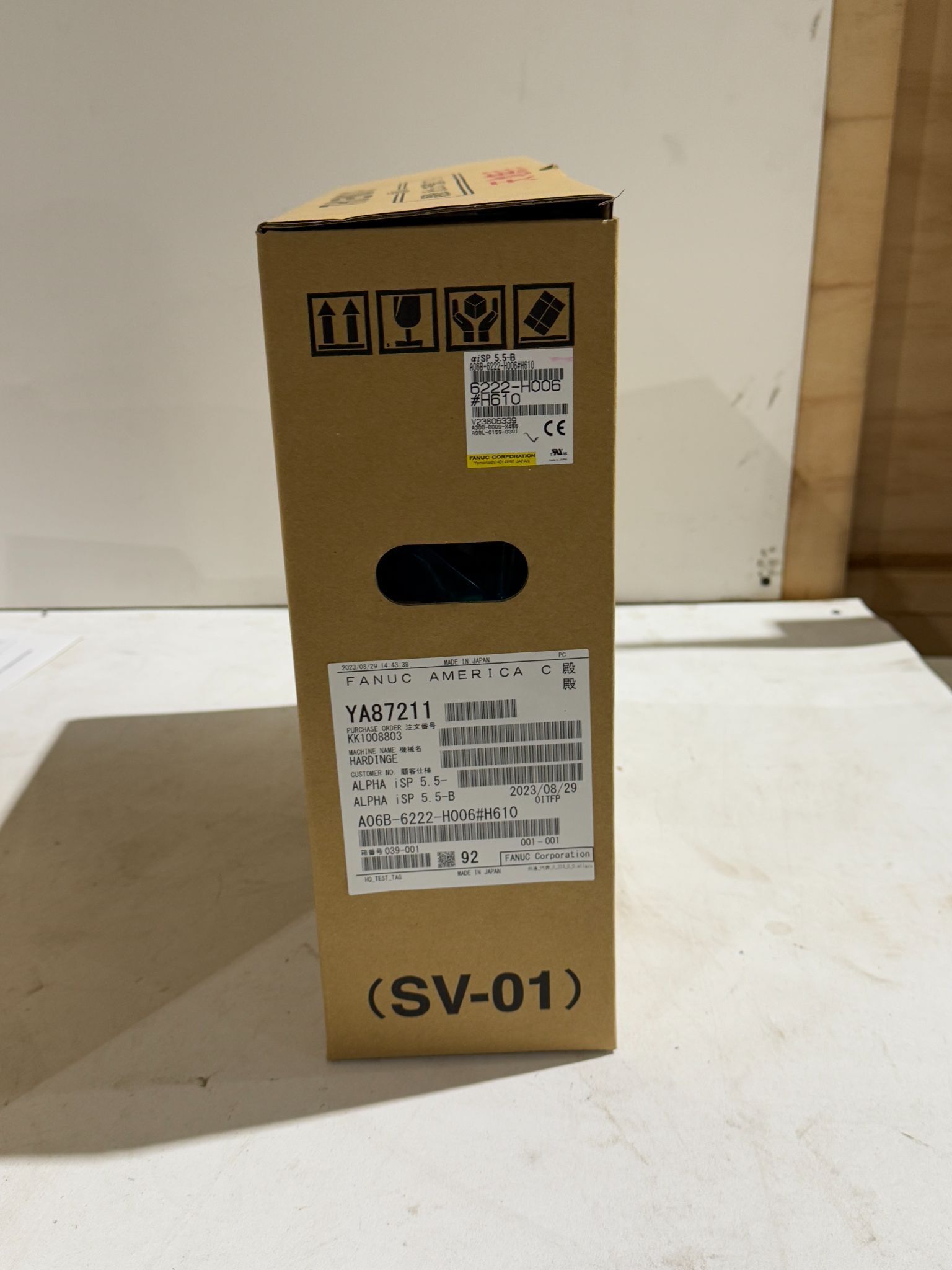 FANUC A06B‑6222‑H006#H610 Alpha iSP 5.5‑B Servo Amplifier NEW 0