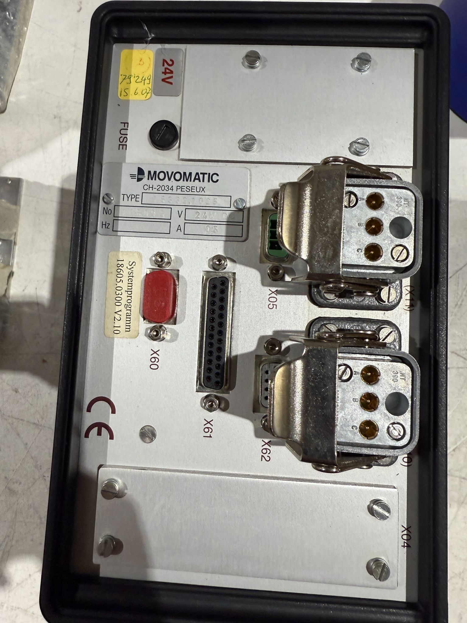 MOVOMATIC 15332.1025 CH‑2034 PESEUX Interface Module USED 0