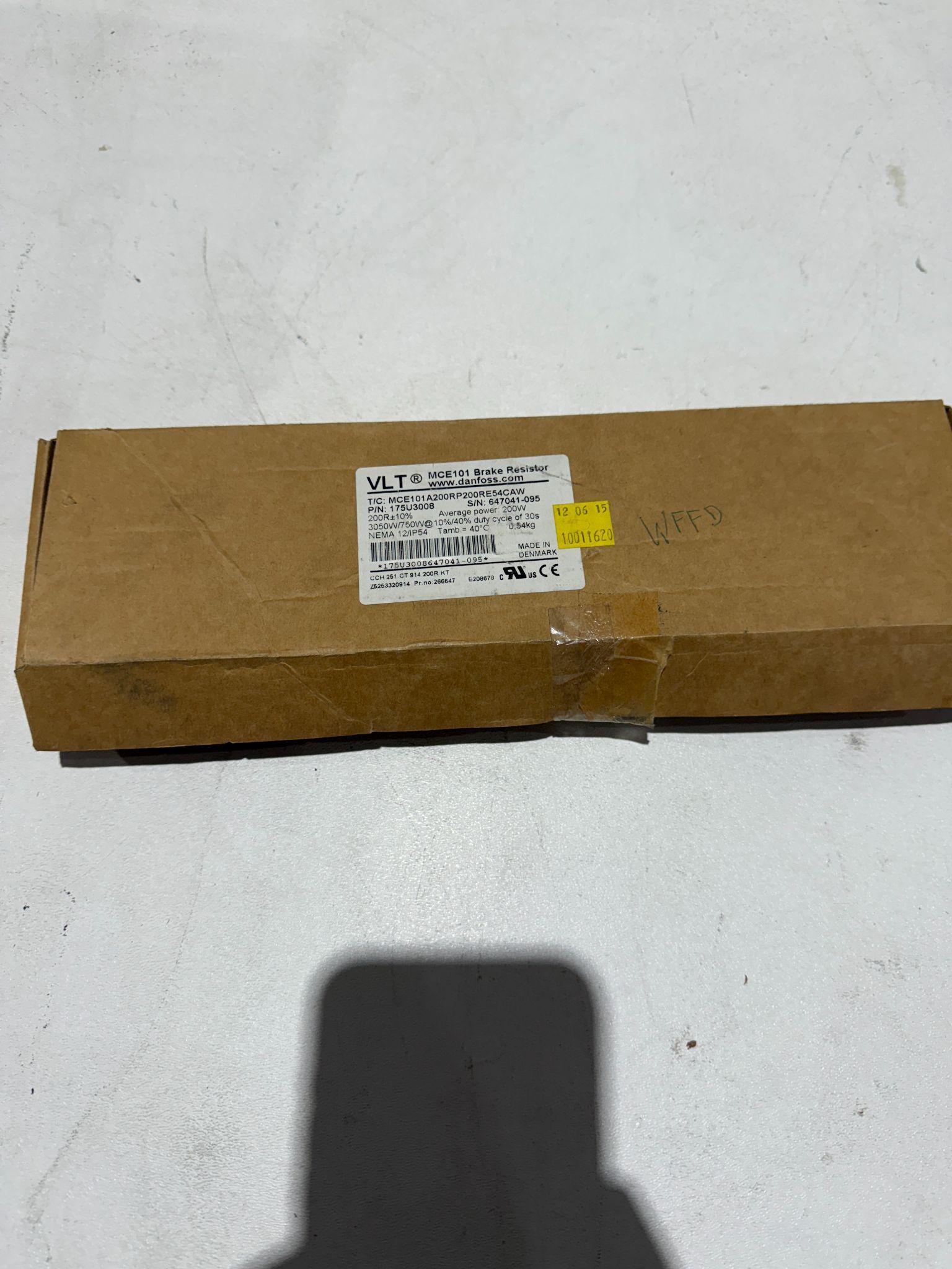 DANFOSS 175U3008 VLT® MCE101 Brake Resistor NEW 0