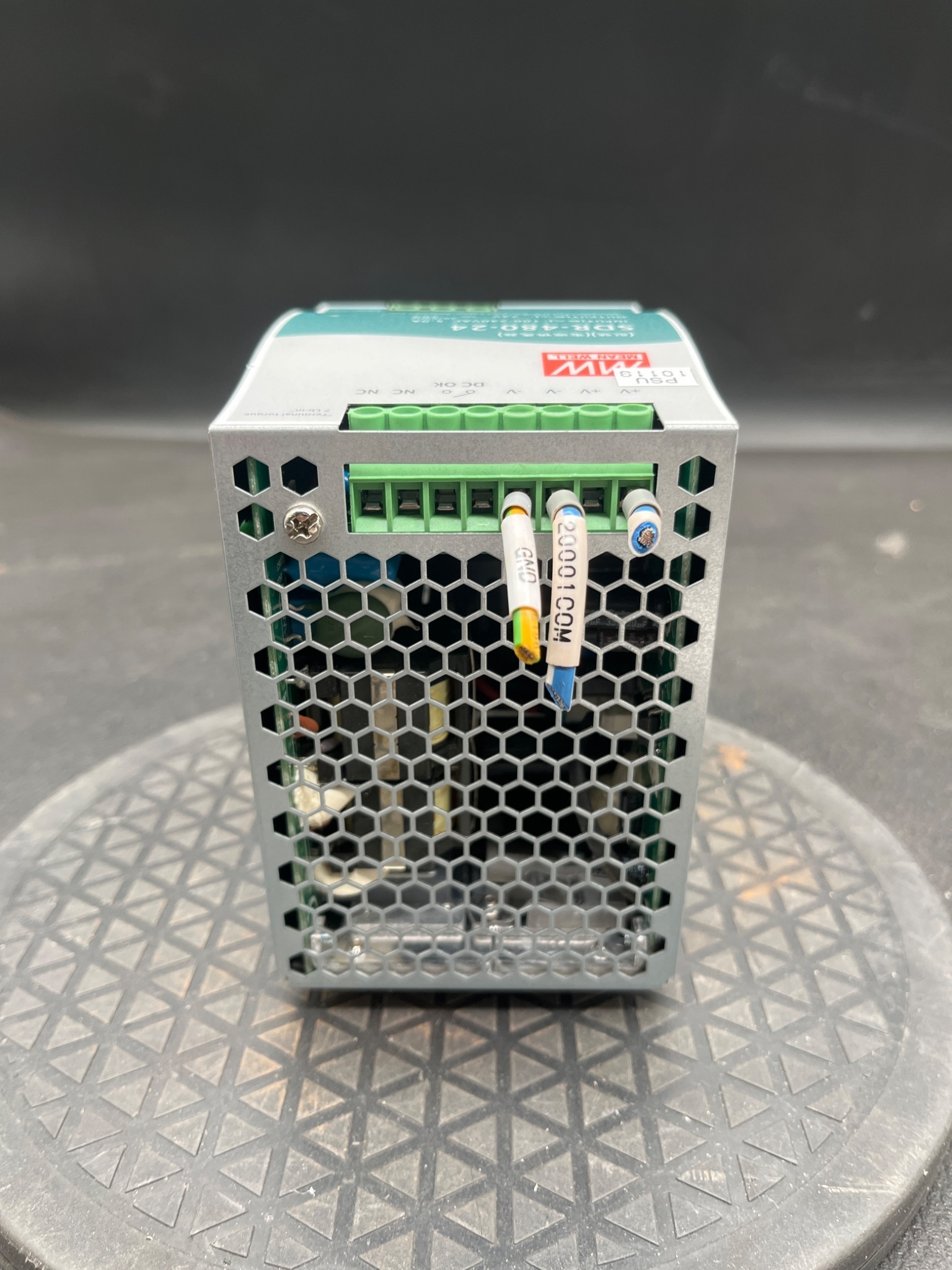 Mean Well SDR‑480‑24 DIN Rail Power Supply USED 3