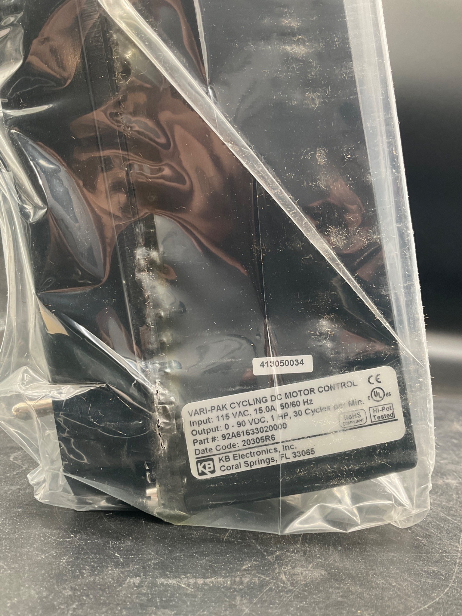 KB ELECTRONICS 92A61633020000 DC Motor Speed Control NEW 0