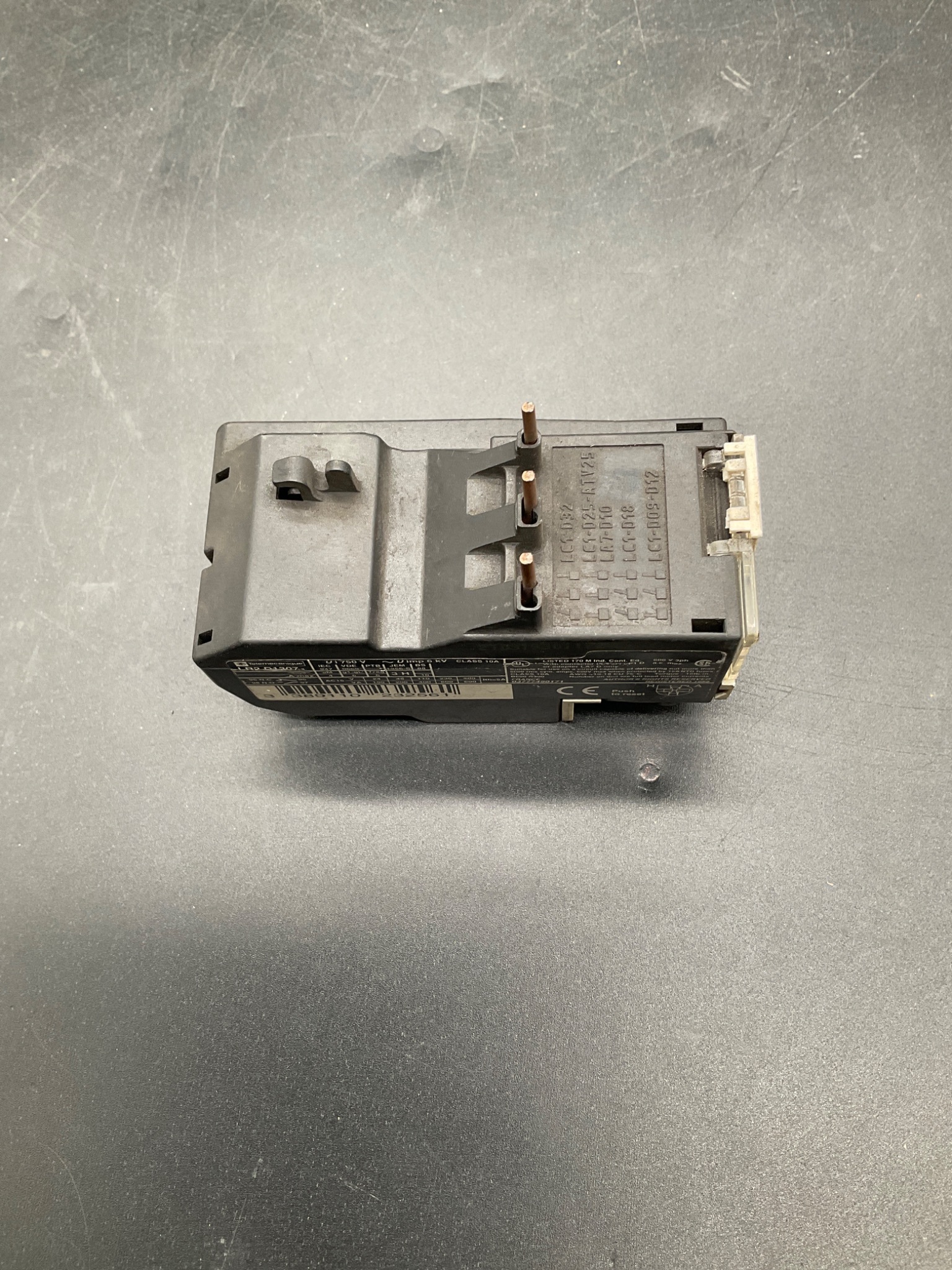 TELEMECANIQUE LR2 D1307 Thermal Overload Relay USED 1