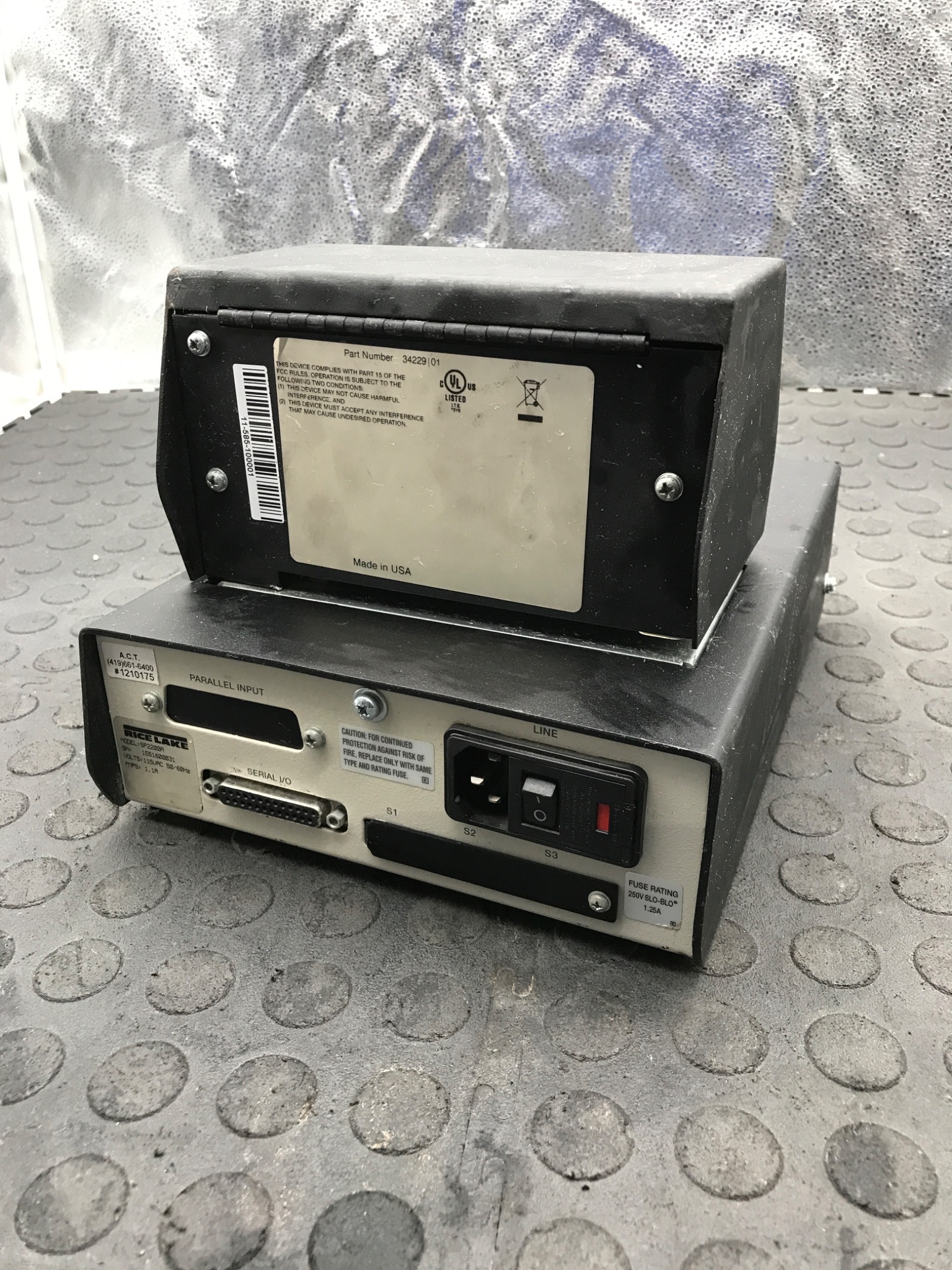 RICE LAKE SP2200A Ticket Printer / Weight Indicator USED 0