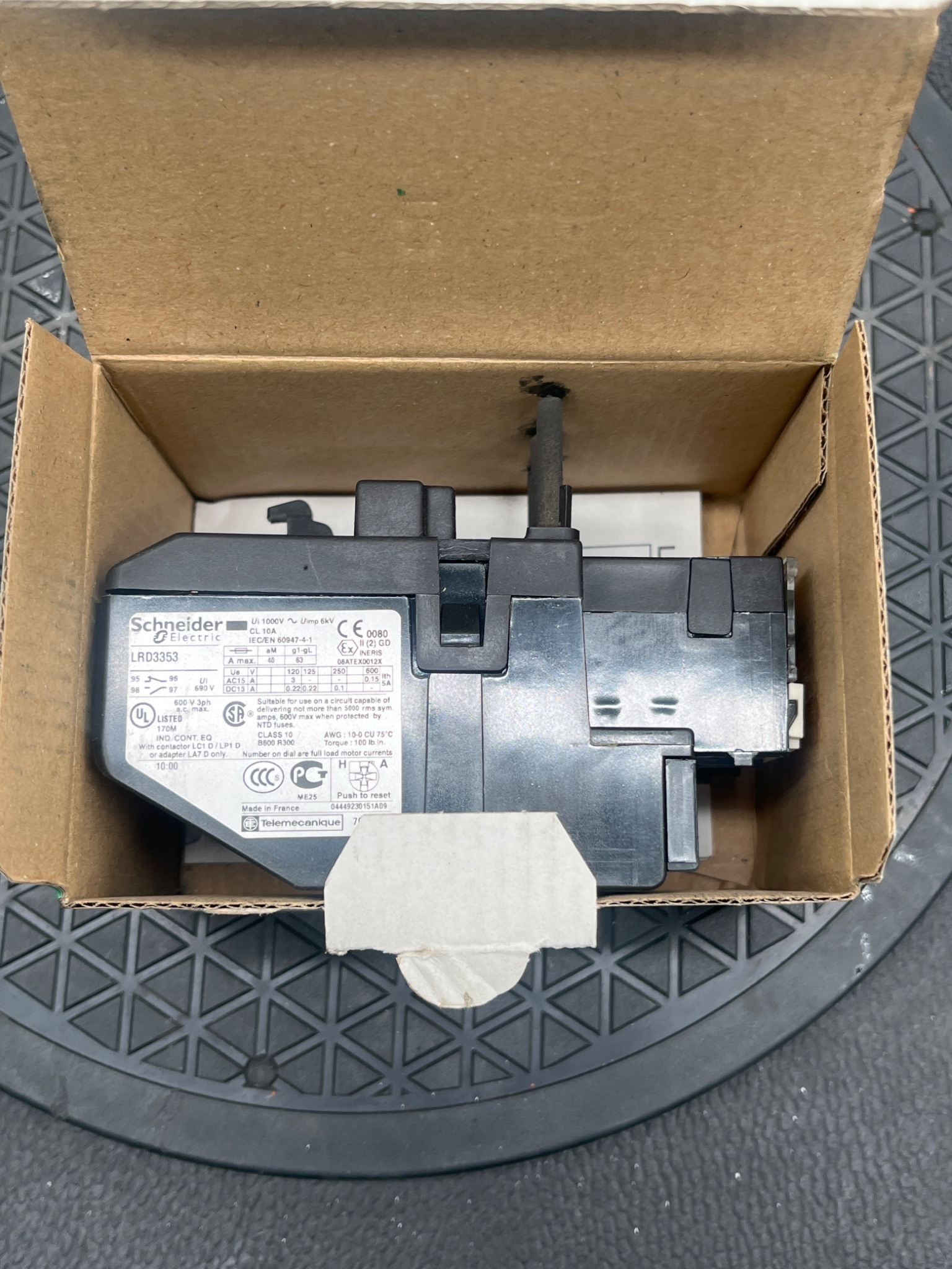 SCHNEIDER ELECTRIC LRD3353 Thermal Overload Relay NEW 1