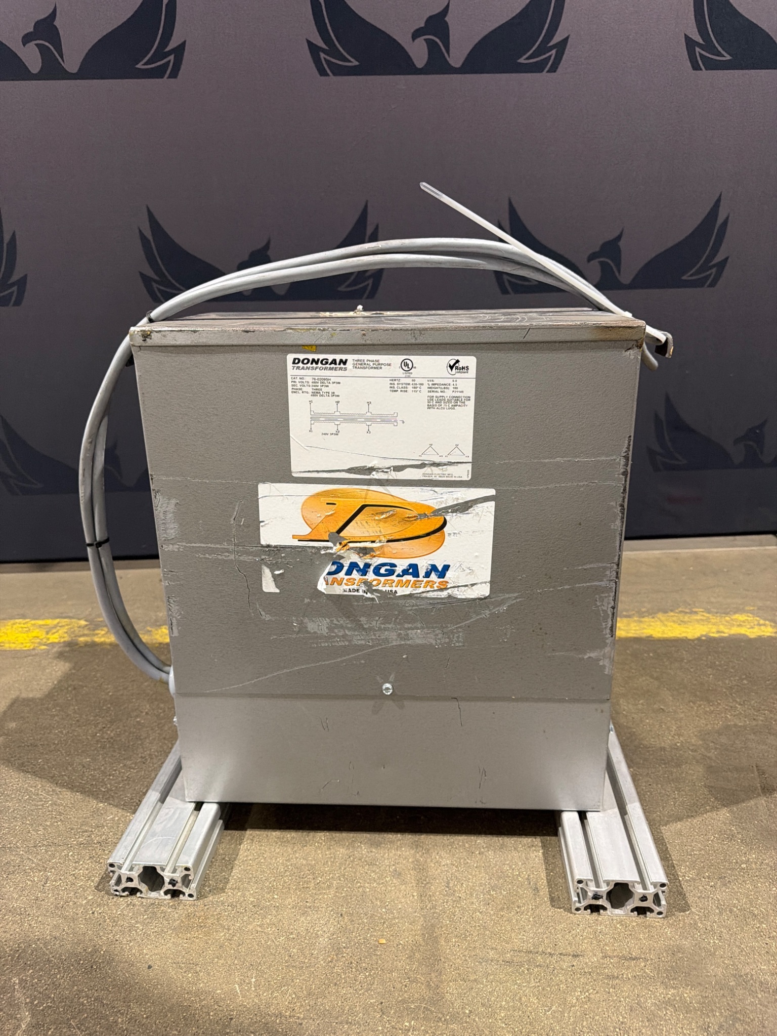 Dongan 76‑0209SH Three Phase General Purpose Transformer USED 0