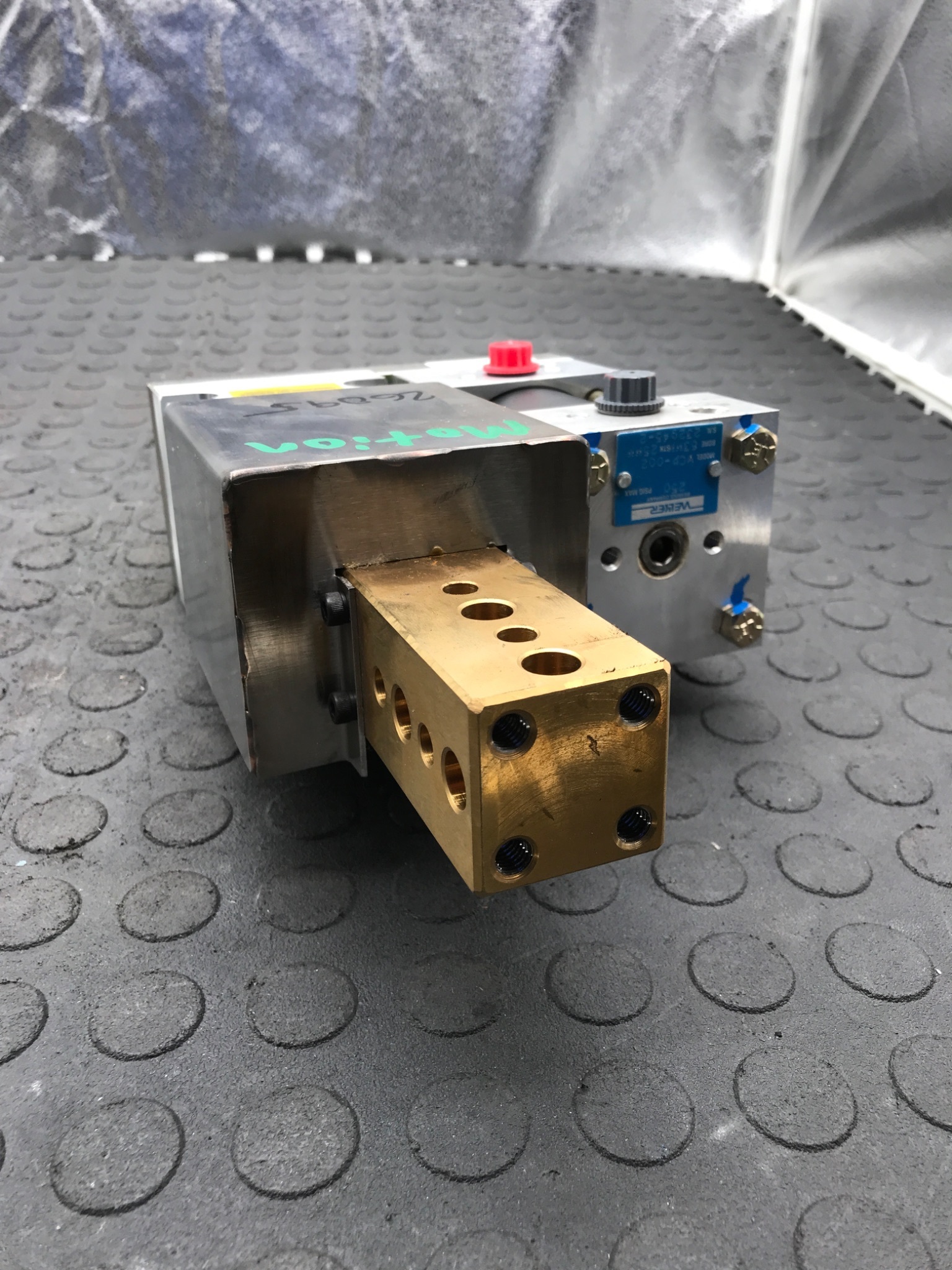 WELKER SBS‑40‑23‑C1 Pneumatic Slide Cylinder Assembly USED 2