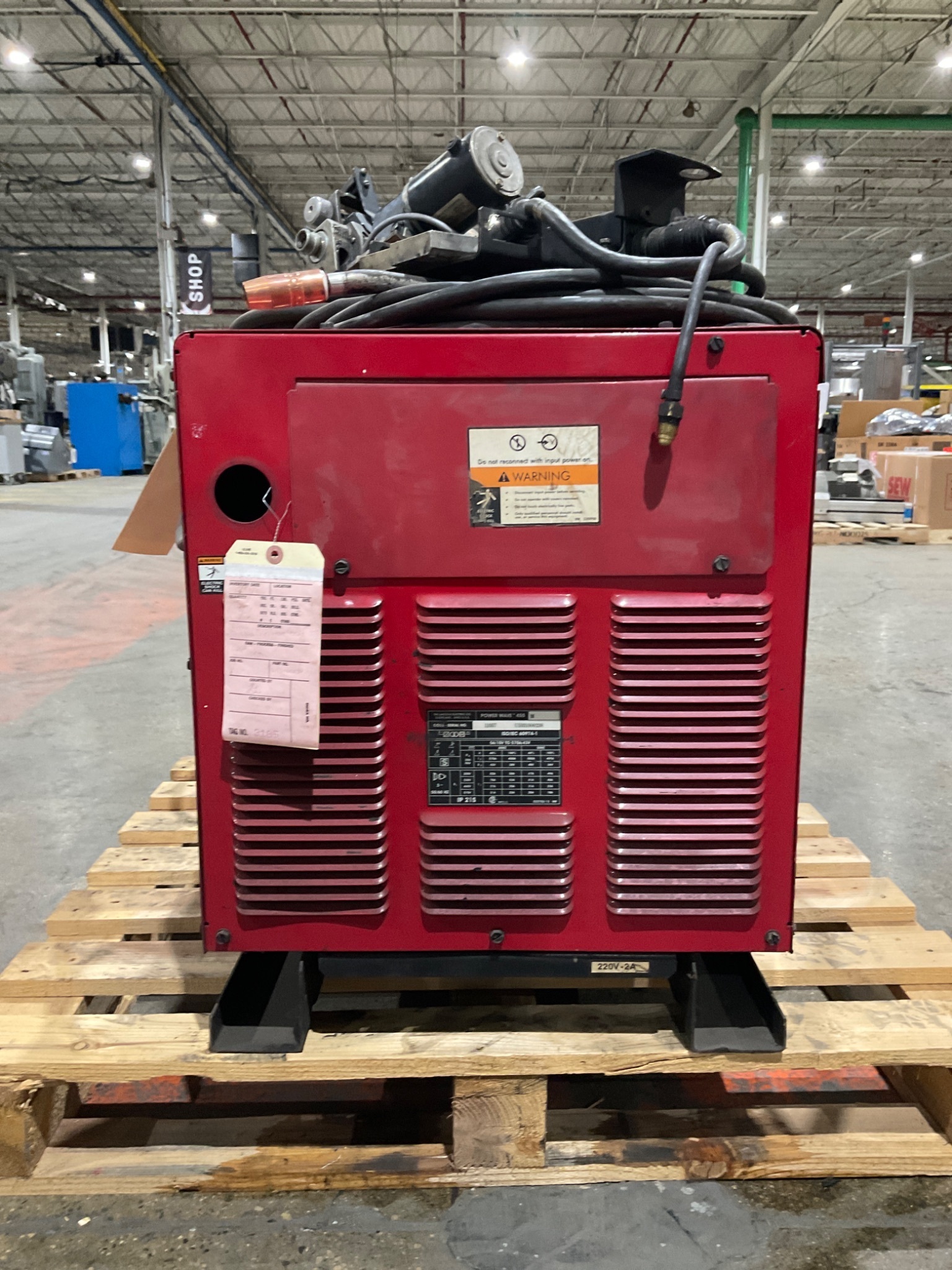 LINCOLN ELECTRIC POWER WAVE 455M Inverter Welder USED 2