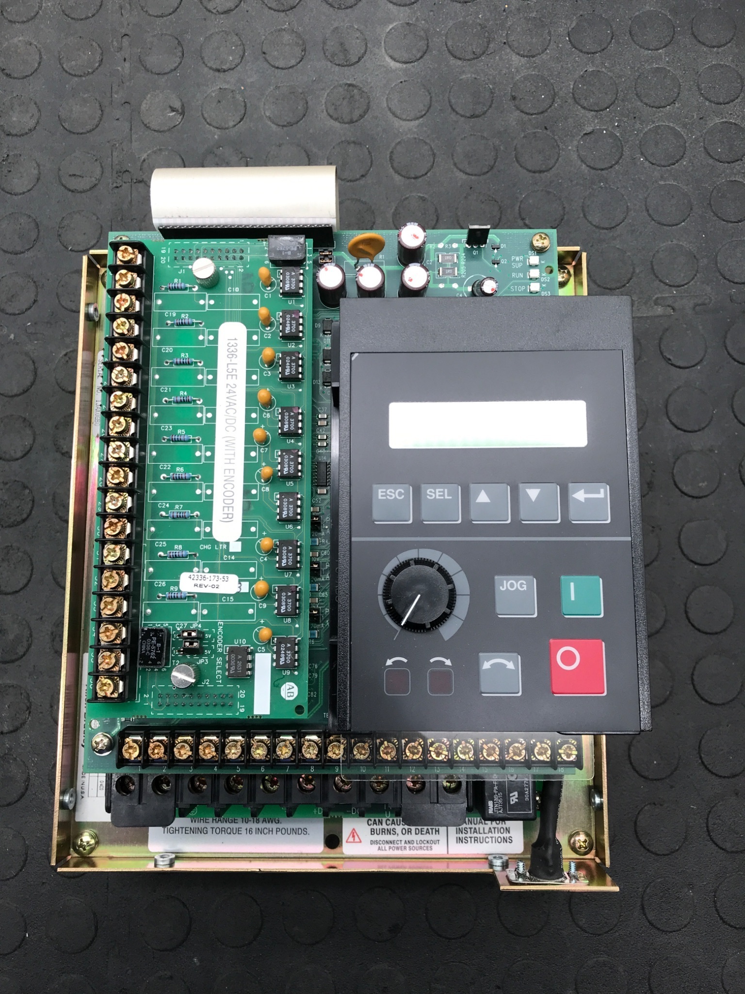 ALLEN‑BRADLEY 1336F‑BRF30‑AN‑EN‑HAS1‑L5E Adjustable Frequency AC Drive USED 0