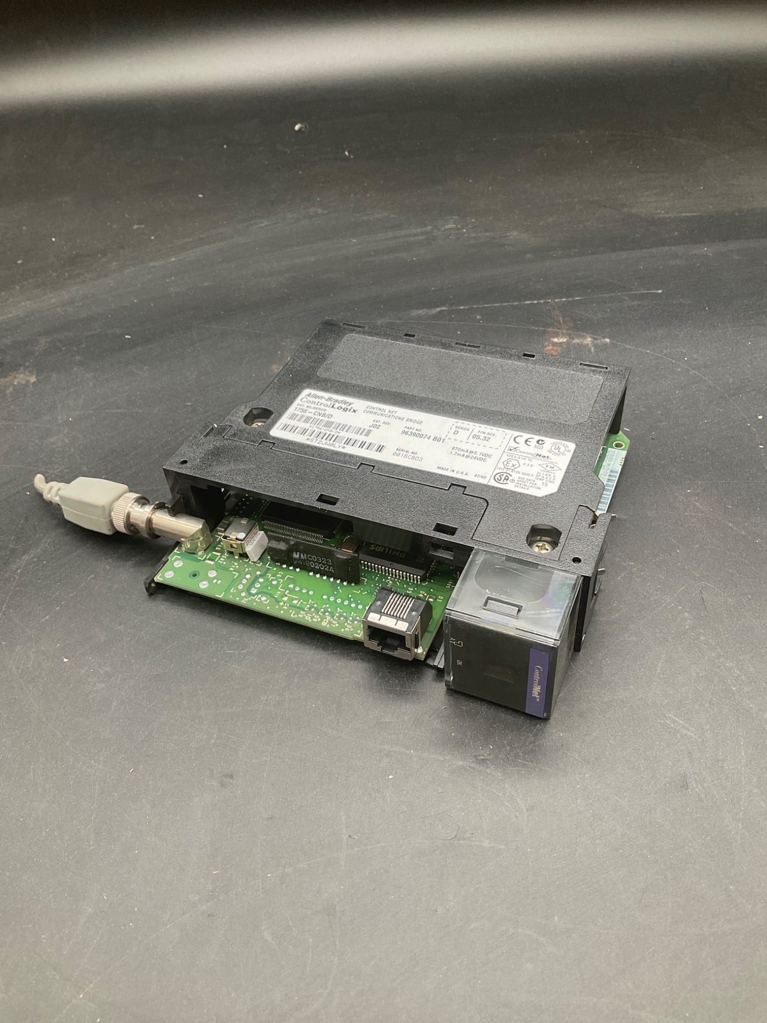 ALLEN‑BRADLEY 1756‑CNB/D ControlNet Bridge Module USED 3