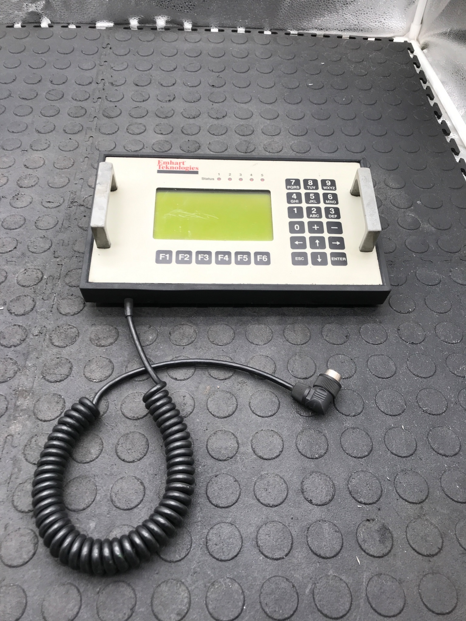EMHART TEKNOLOGIES Z010012 Operator Keypad / Programming Terminal USED 0