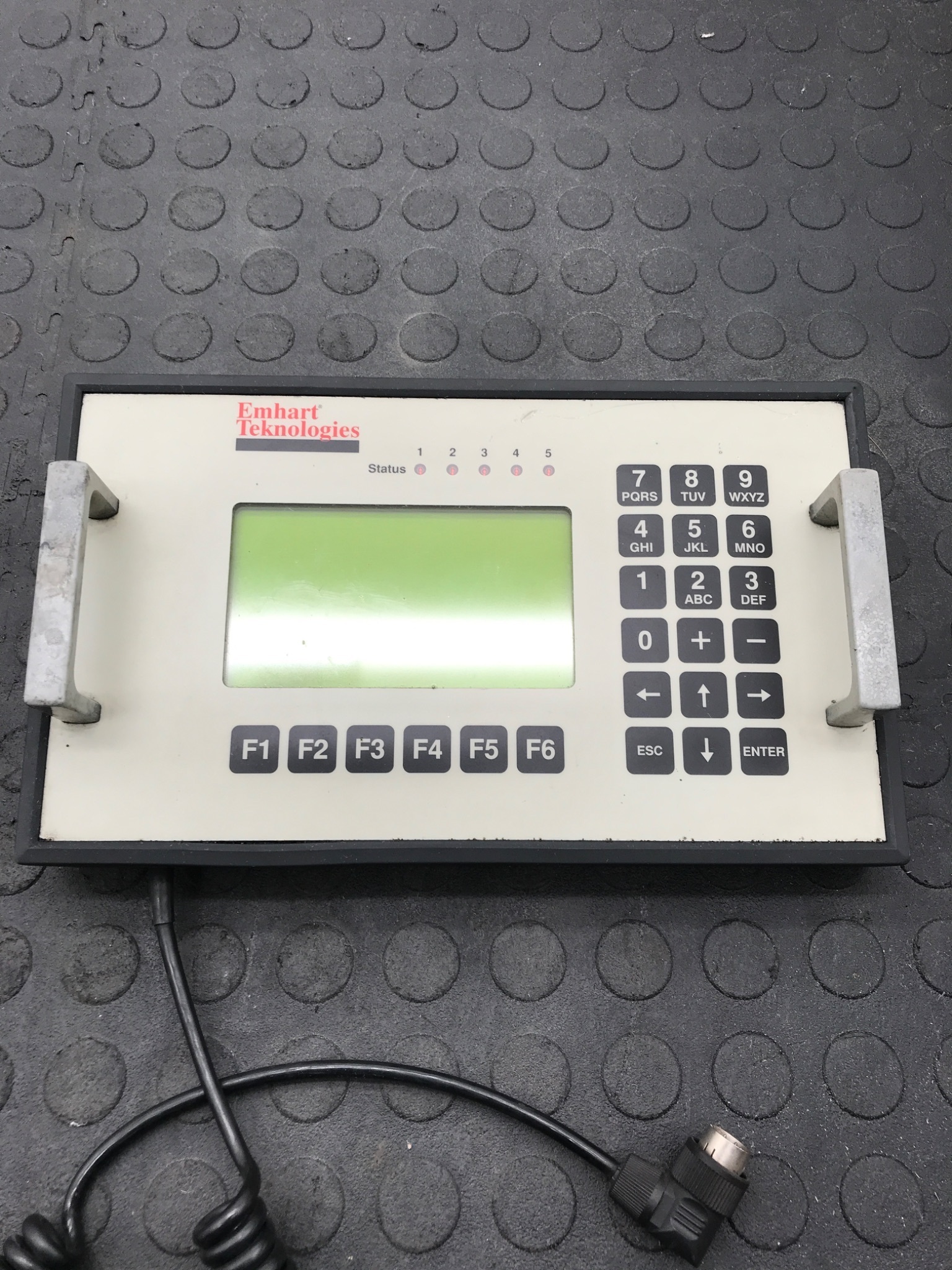 EMHART TEKNOLOGIES Z010012 Operator Keypad / Programming Terminal USED 2