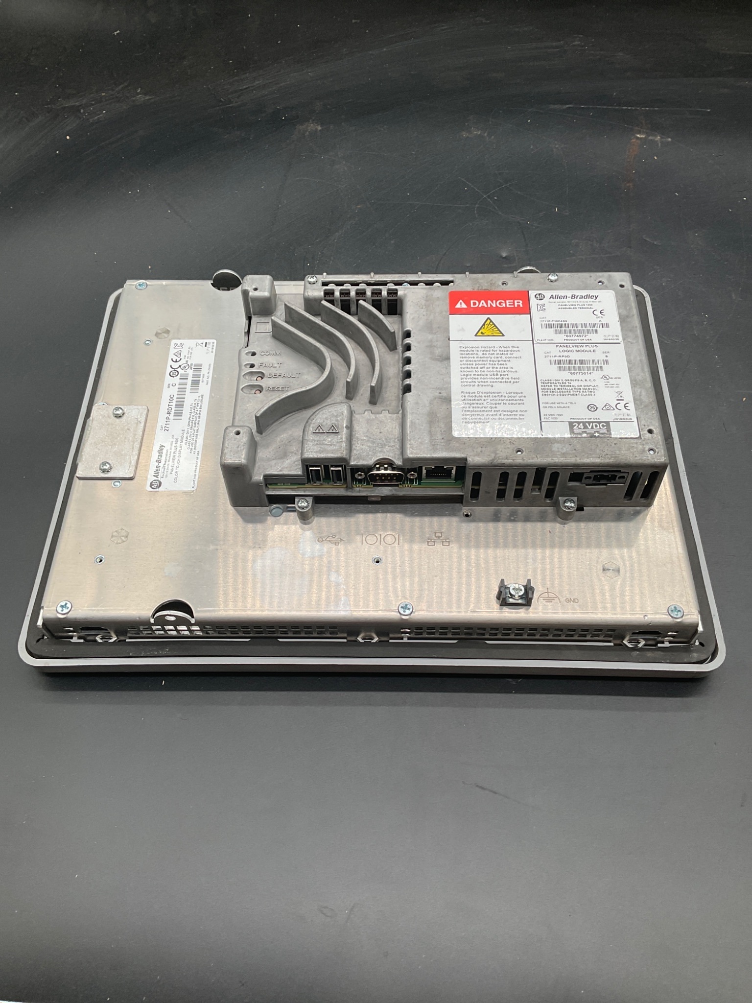 ALLEN‑BRADLEY 2711P‑RDT10C PanelView Plus 1000 Color Touch Display Module USED 0
