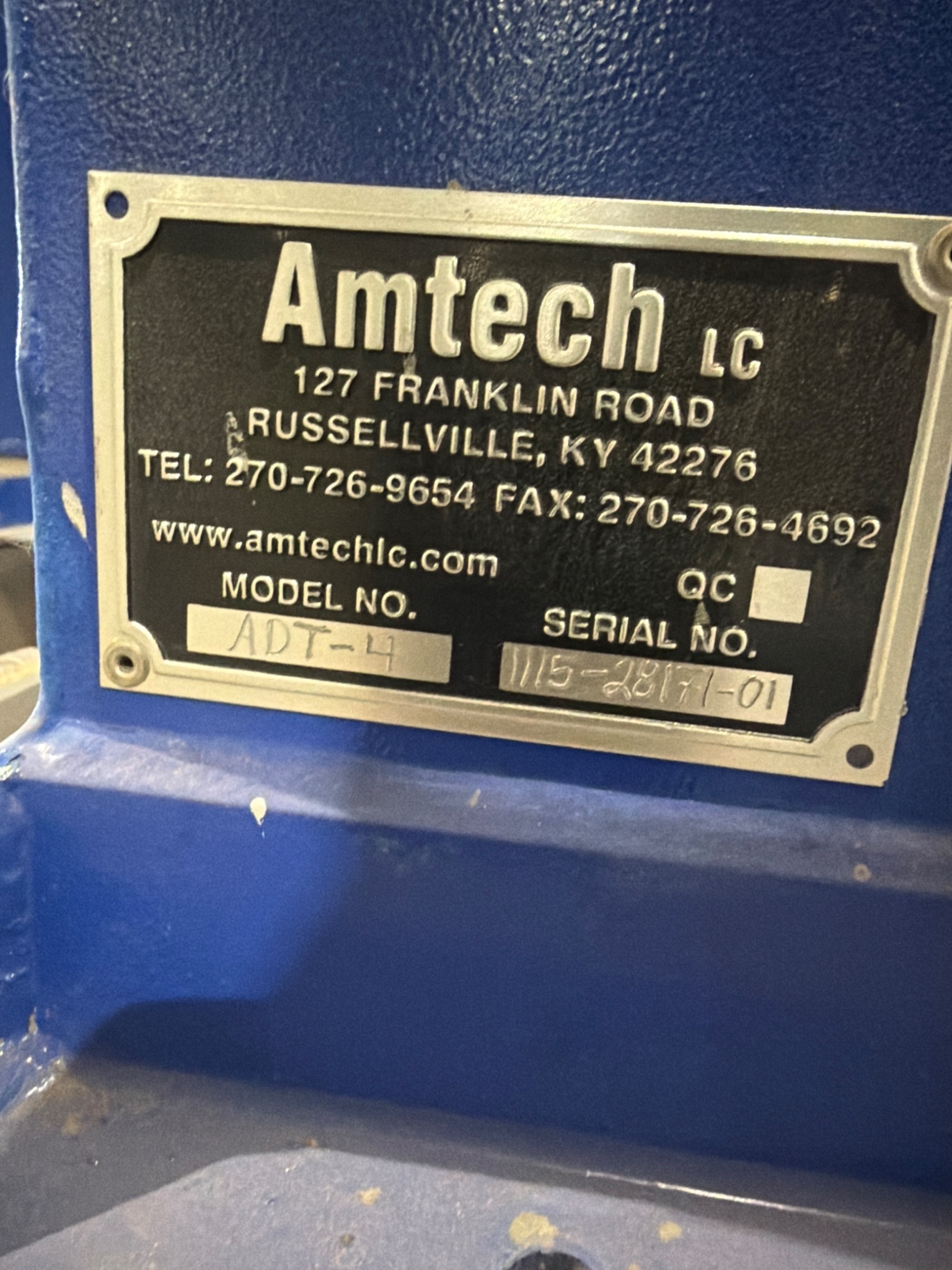 AMTECH LC ADT‑4 Industrial Dust Collection System USED 7