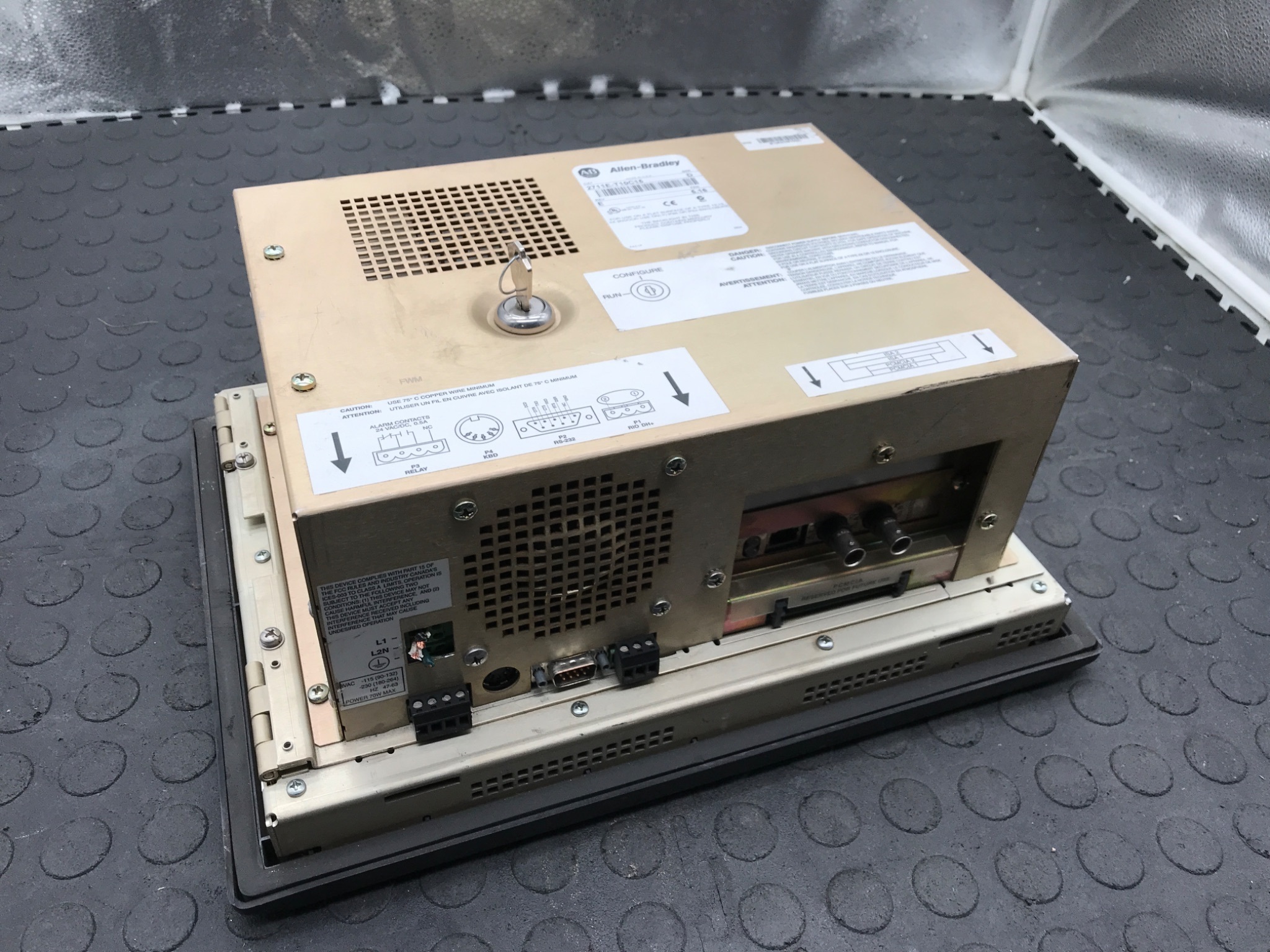 ALLEN‑BRADLEY 2711E‑T10C15 PanelView 1000 HMI USED 4