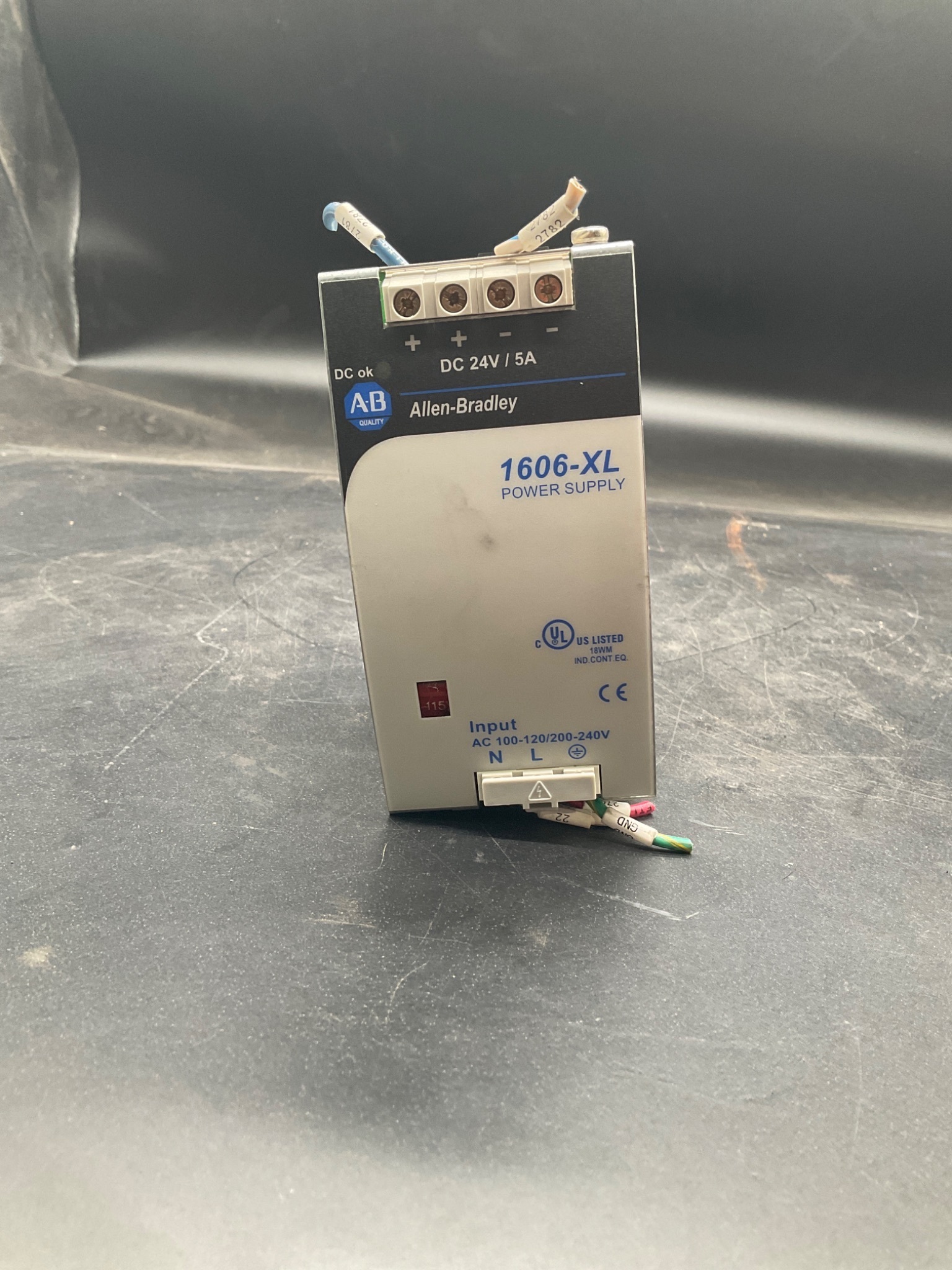 ALLEN‑BRADLEY 1606‑XL120D DIN Rail Power Supply USED 1