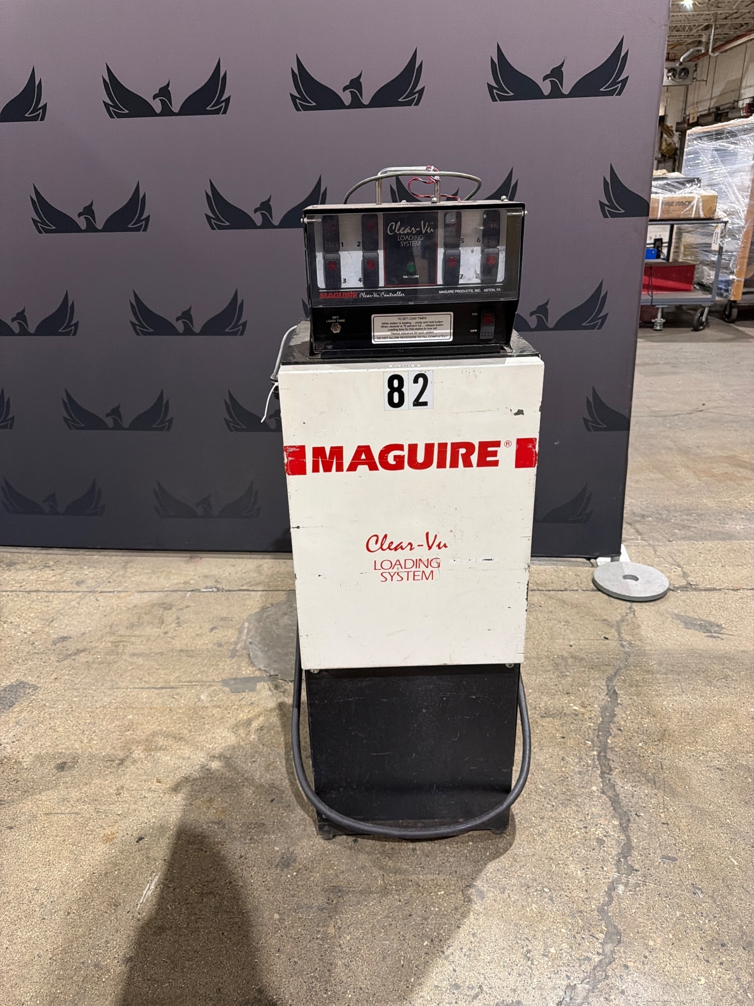 MAGUIRE MLS-580 CLEAR VU LOADING SYSTEM 5HP VACUUM LOADER - USED 0