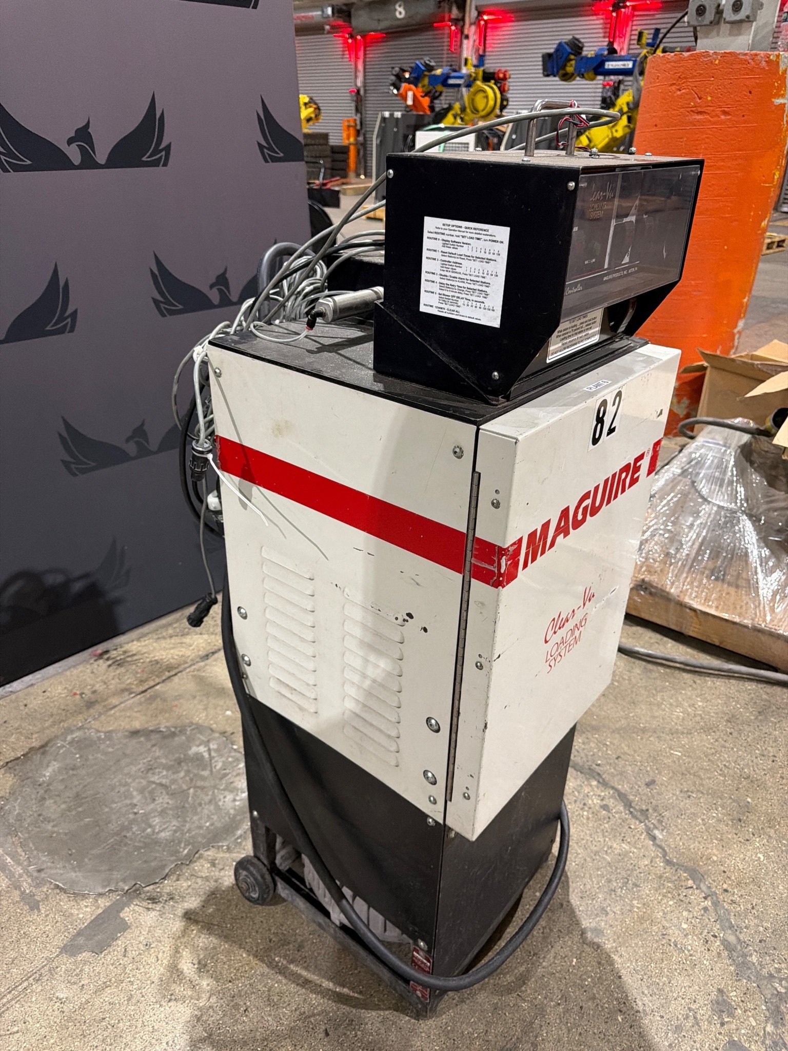 MAGUIRE MLS-580 CLEAR VU LOADING SYSTEM 5HP VACUUM LOADER - USED 2