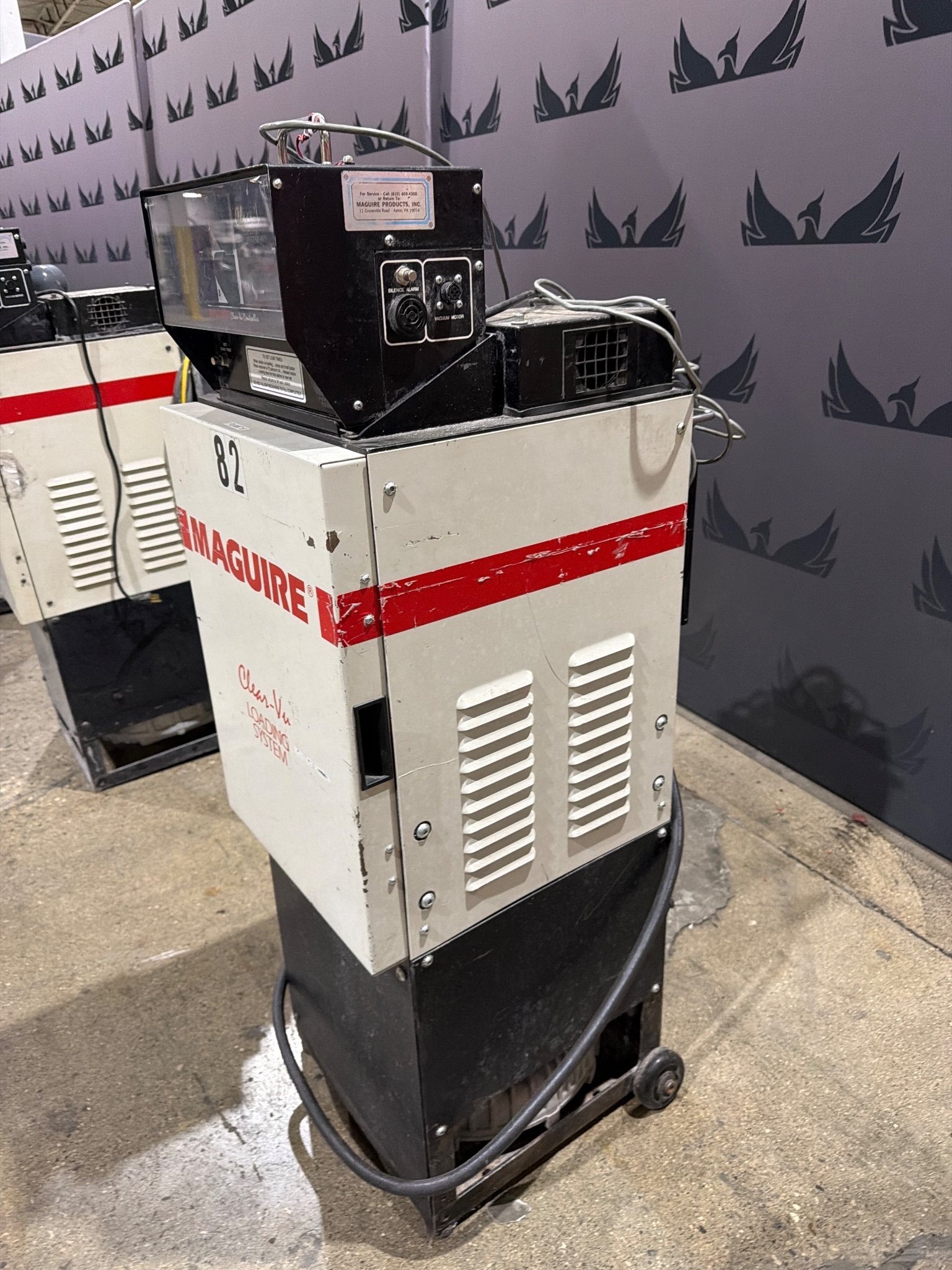 MAGUIRE MLS-580 CLEAR VU LOADING SYSTEM 5HP VACUUM LOADER - USED 3