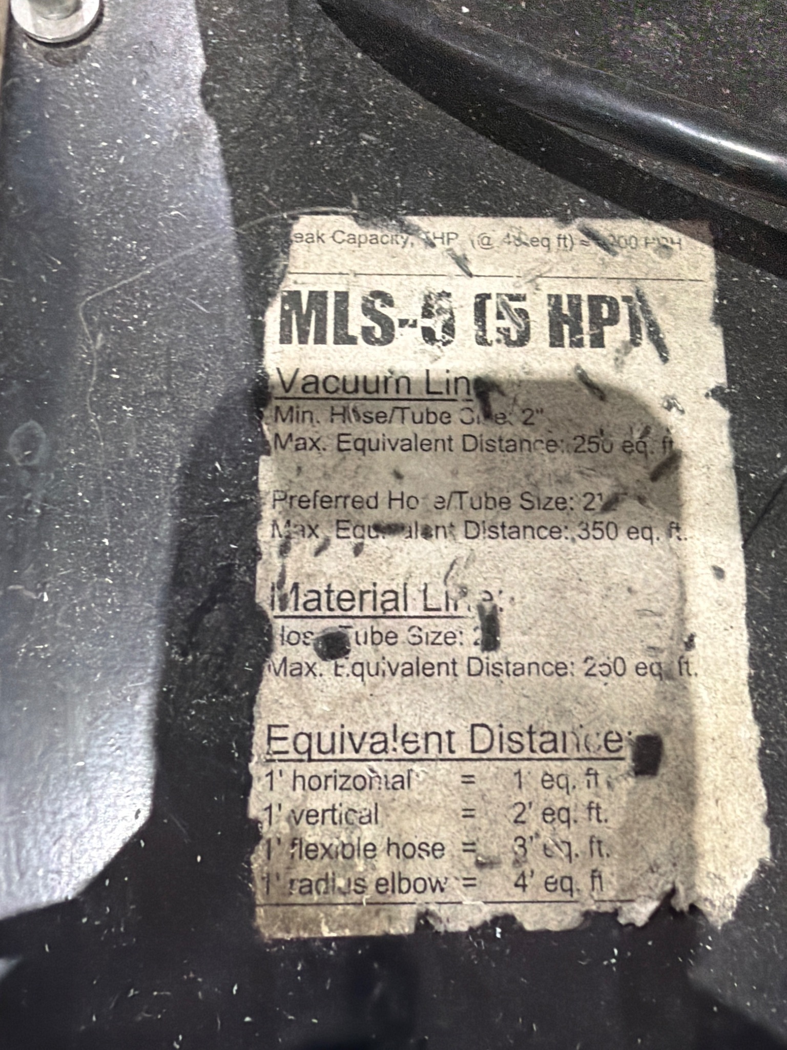 MAGUIRE MLS-580 CLEAR VU LOADING SYSTEM 5HP VACUUM LOADER - USED 4