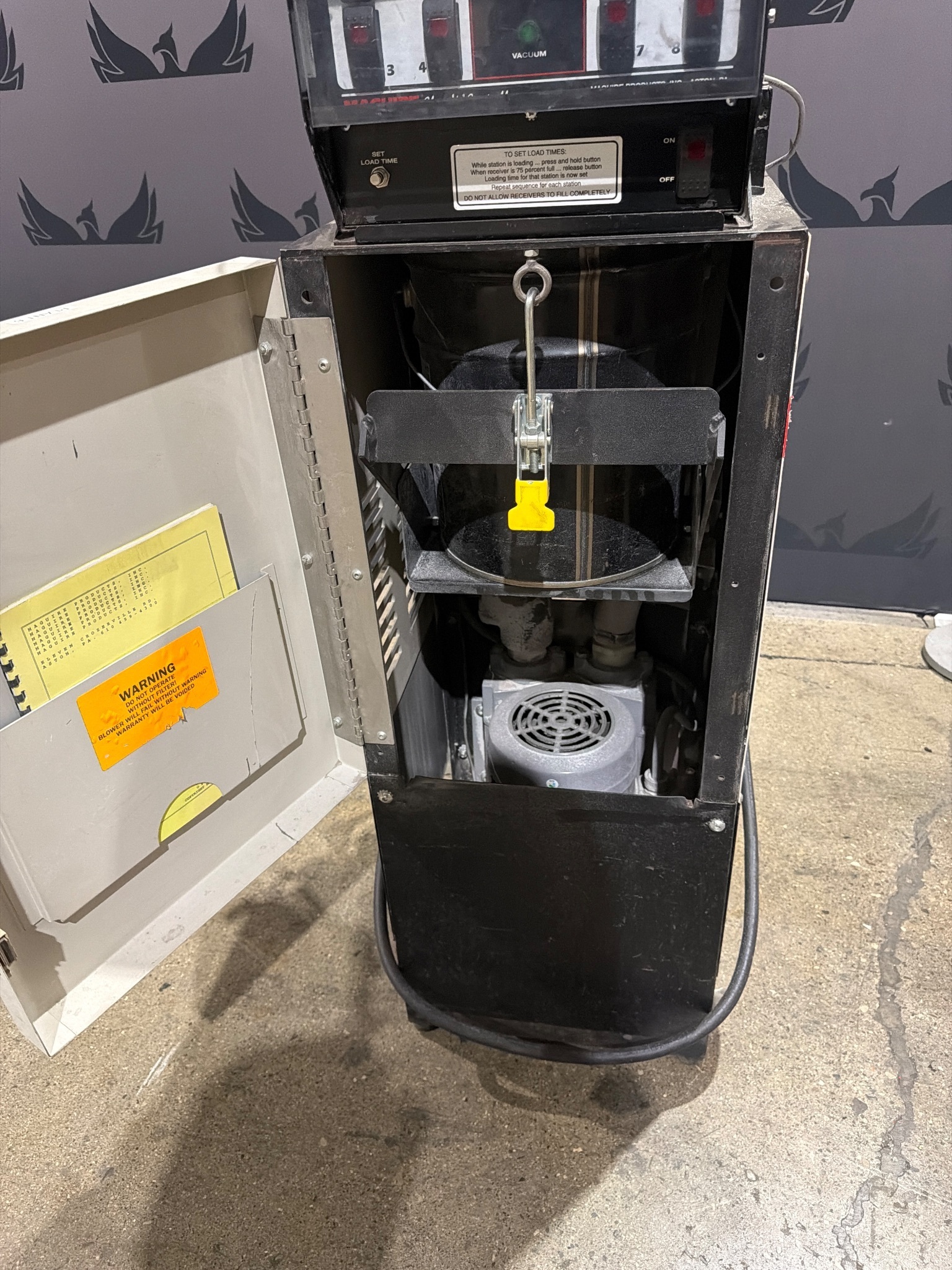MAGUIRE MLS-580 CLEAR VU LOADING SYSTEM 5HP VACUUM LOADER - USED 5