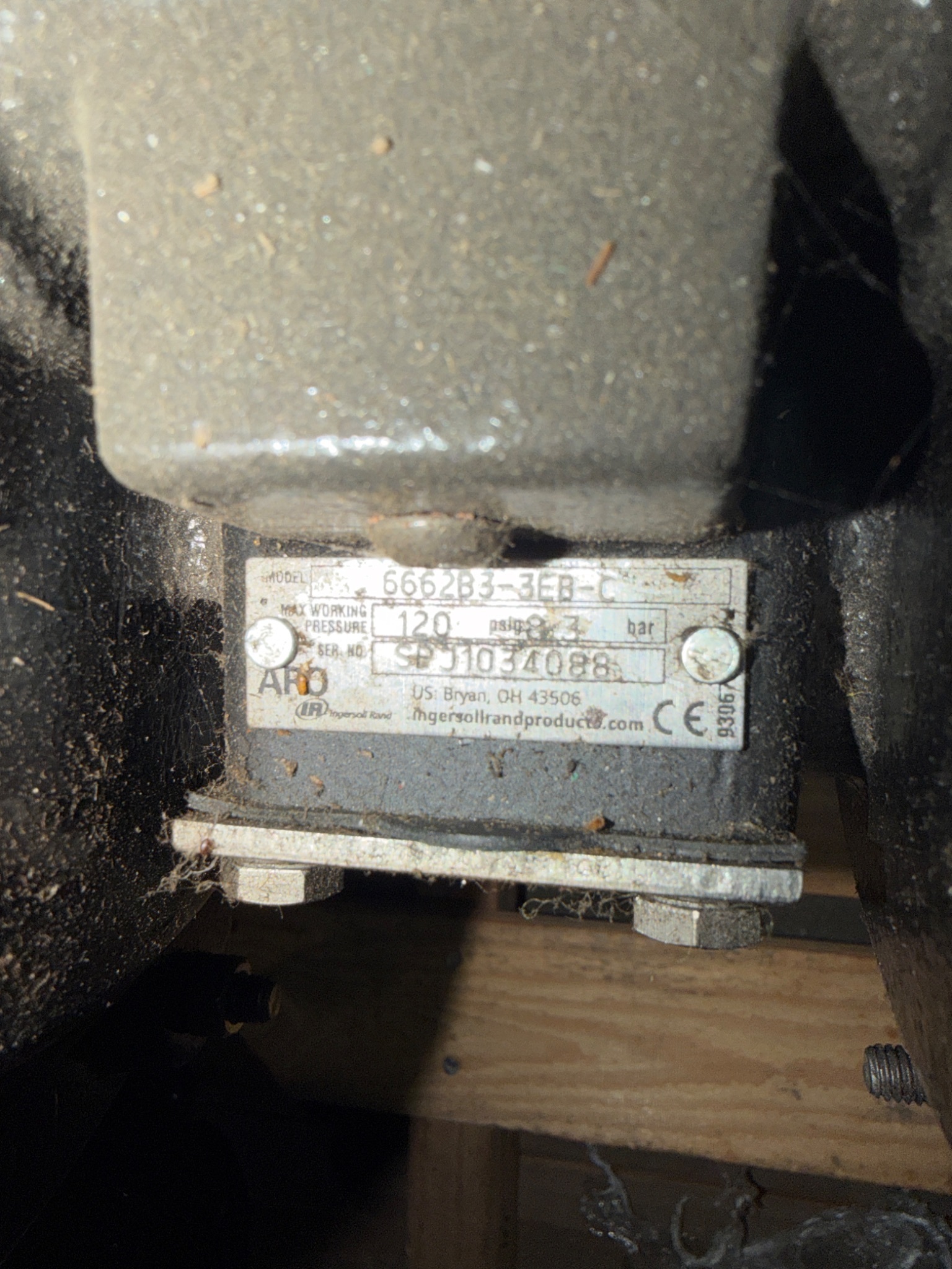 ARO 6662B3‑3EB‑C 2″ Air Operated Diaphragm Pump -120 PSI - NEW 3