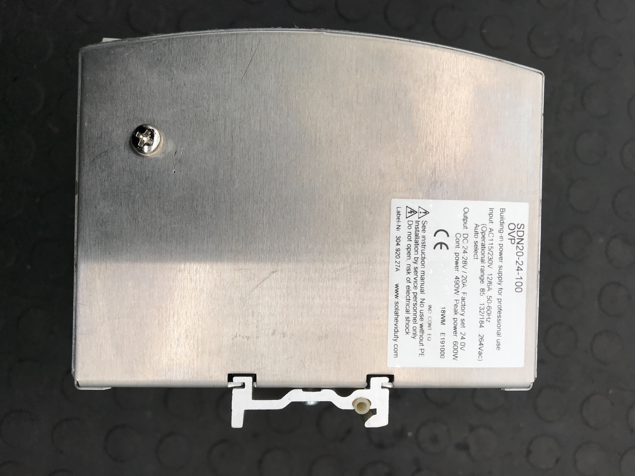 SOLA SDN 20‑24‑100 AC‑DC Power Supply USED 2