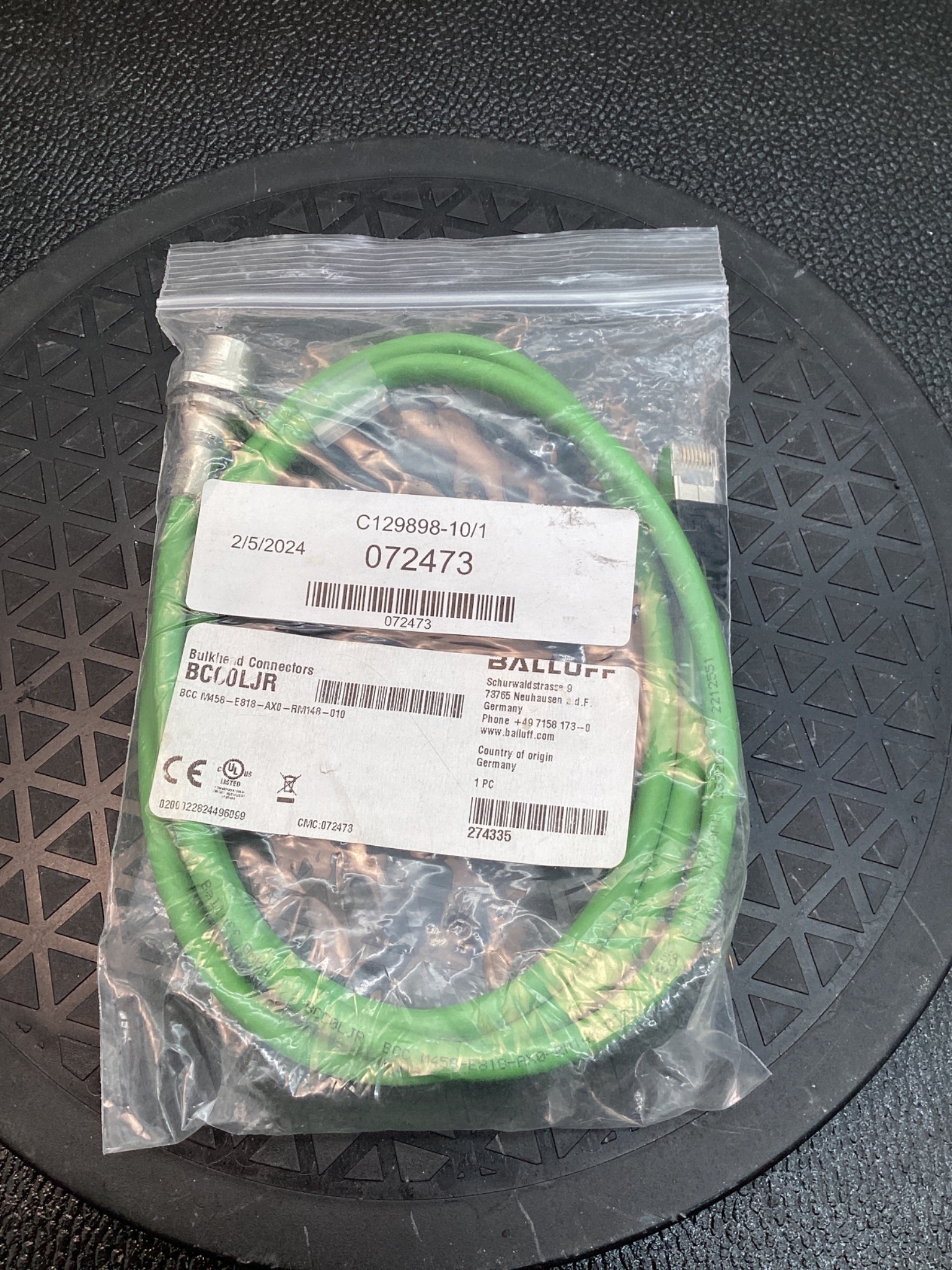 BALLUFF BCC0LJR Sensor Cable NEW 0