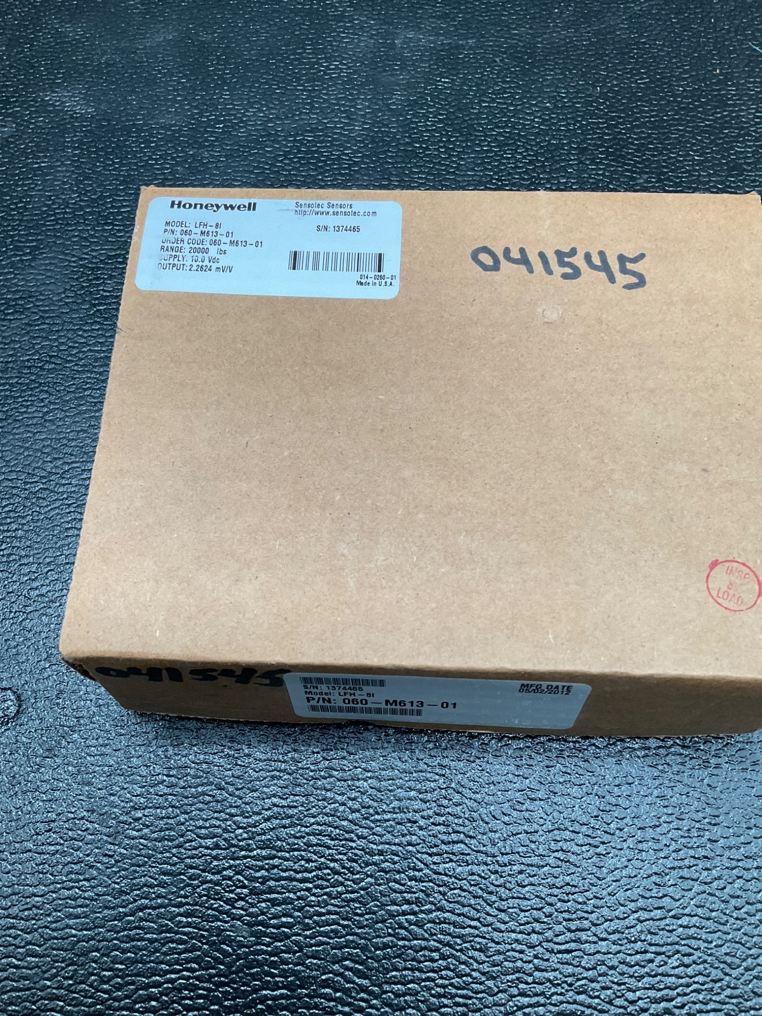 HONEYWELL 060‑M613‑01 LEH‑81 Load Cell Sensor NEW 1