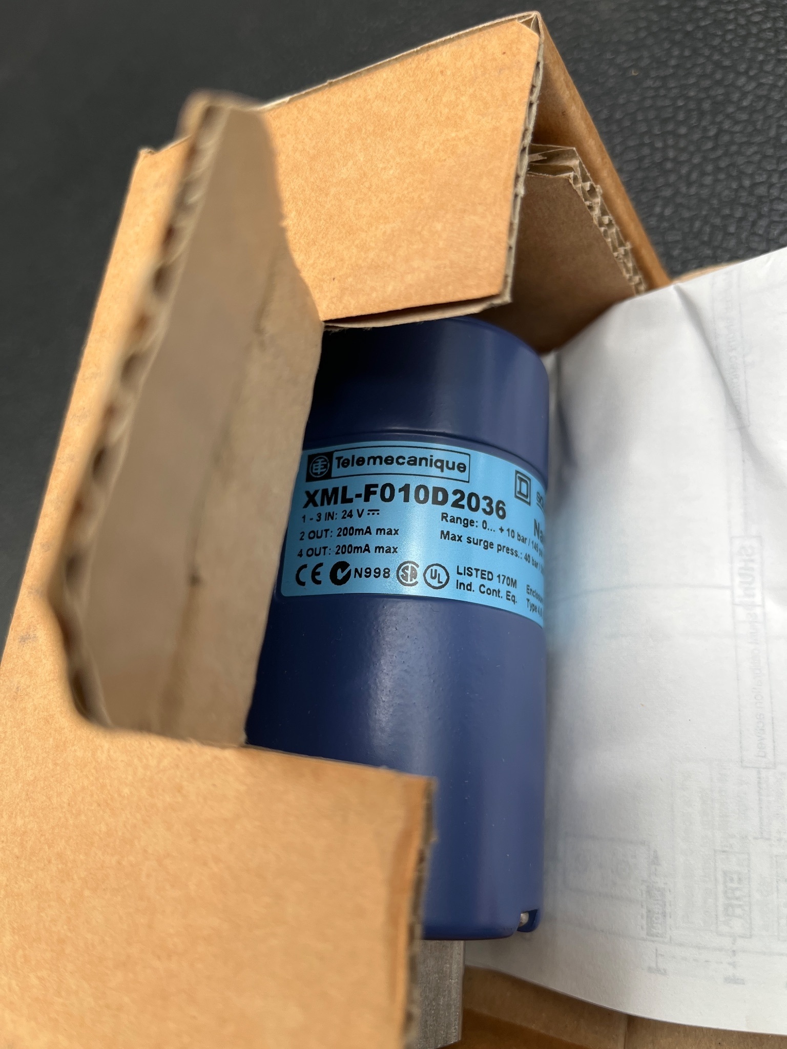 TELEMECANIQUE XML‑F010D2036 Pressure Transmitter NEW 0