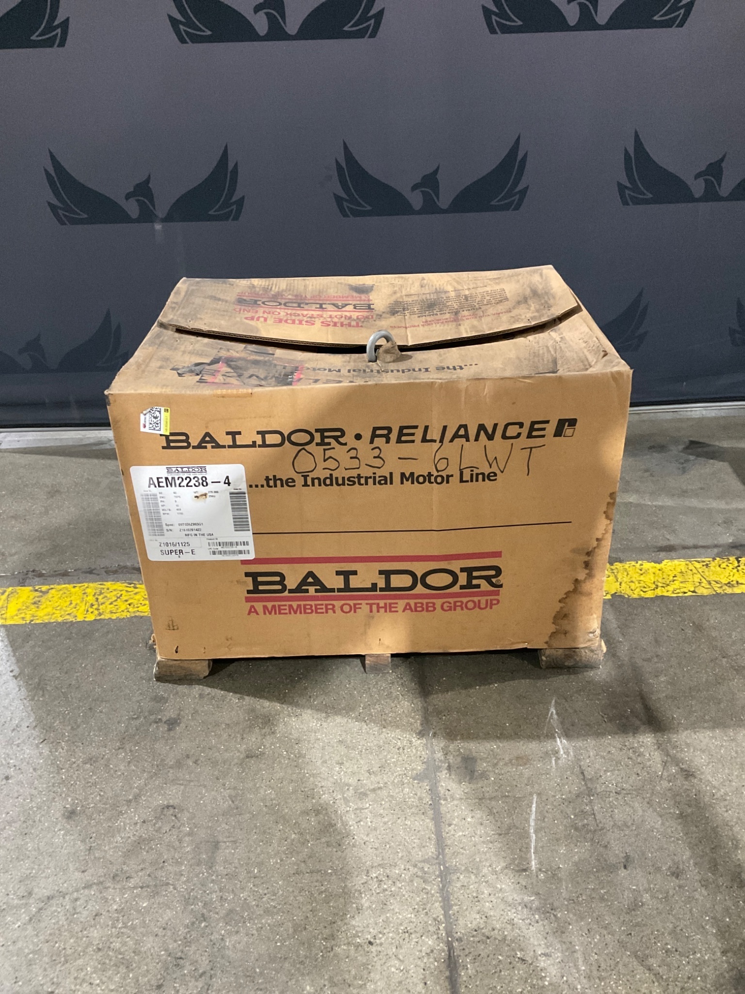 BALDOR AEM2238-4 10 HP AC Motor 460V 3‑Phase TEFC NEW 0