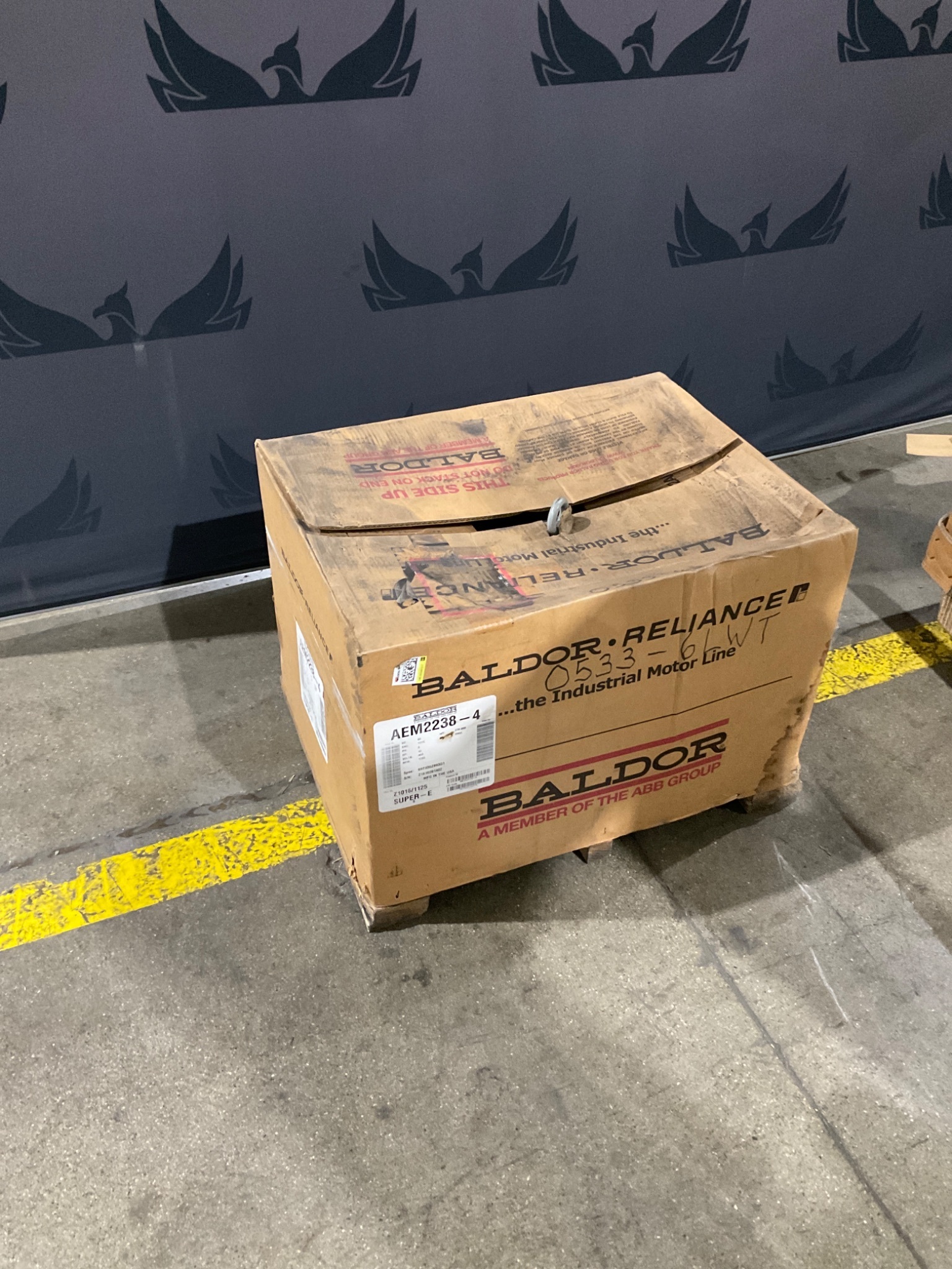 BALDOR AEM2238-4 10 HP AC Motor 460V 3‑Phase TEFC NEW 2
