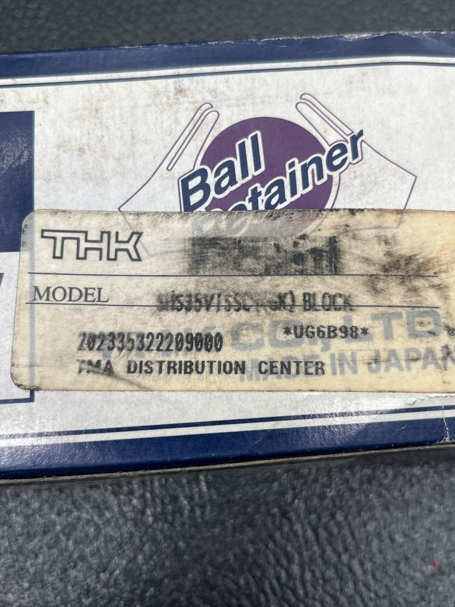 THK SHS‑35V LM Guide Block NEW 6