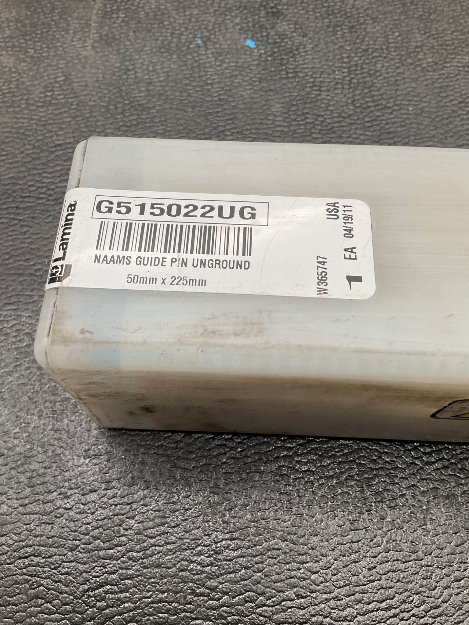 LAMINA G515022UG NAAMS Guide Pin 50mm x 225mm NEW 0