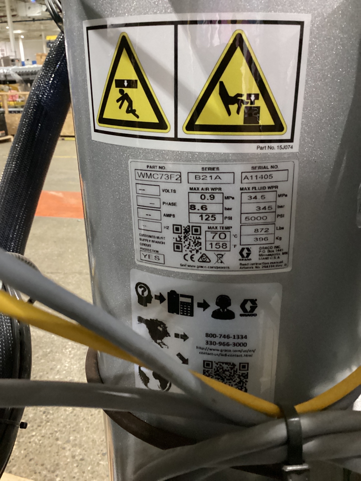 GRACO U8443 Therm‑O‑Flow Supply Unit 68:1 NEW 7