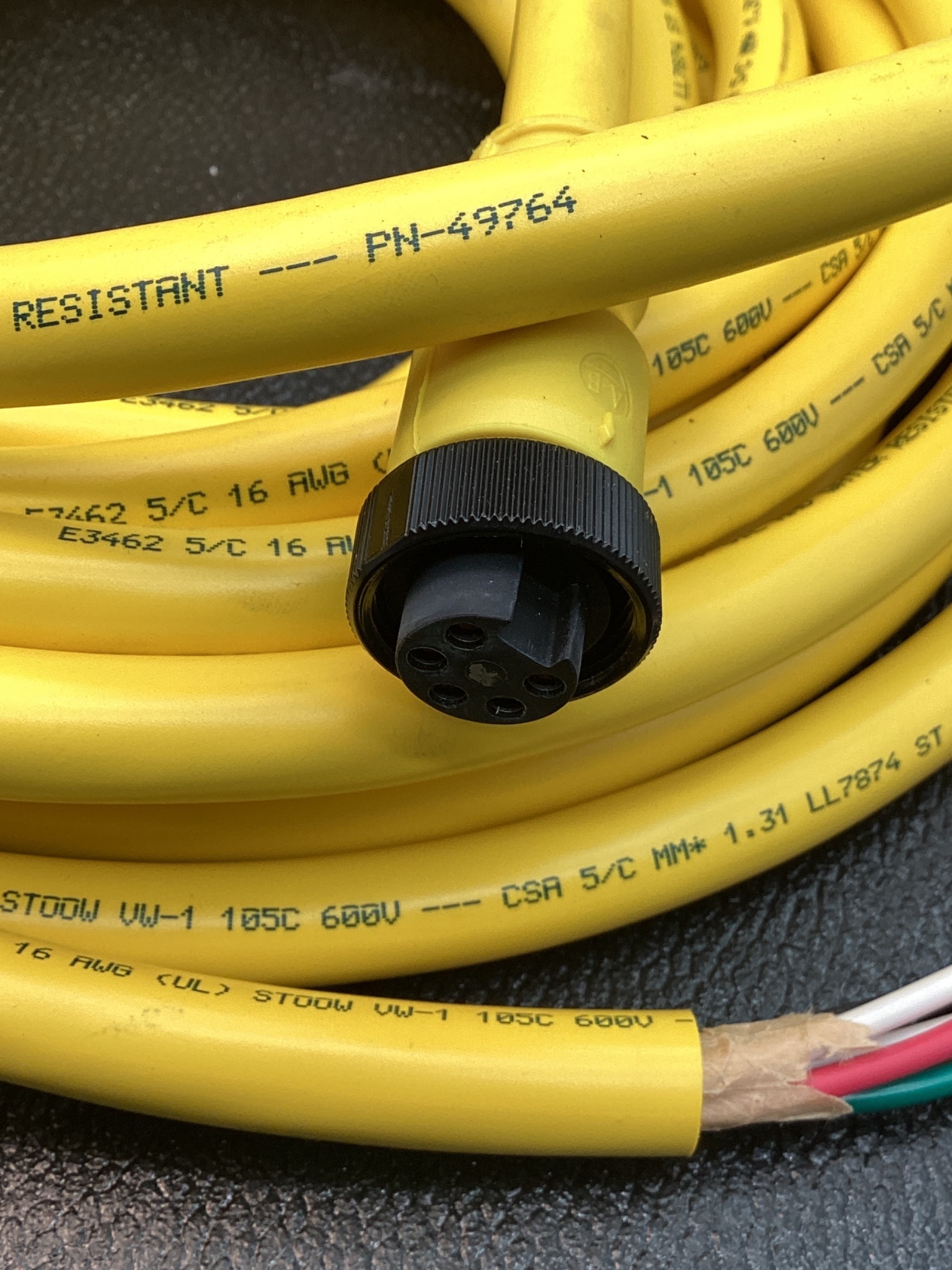 ALLEN‑BRADLEY 889‑F5AFC‑30F Mini QD Cordset 5‑Pin 30 ft NEW 1
