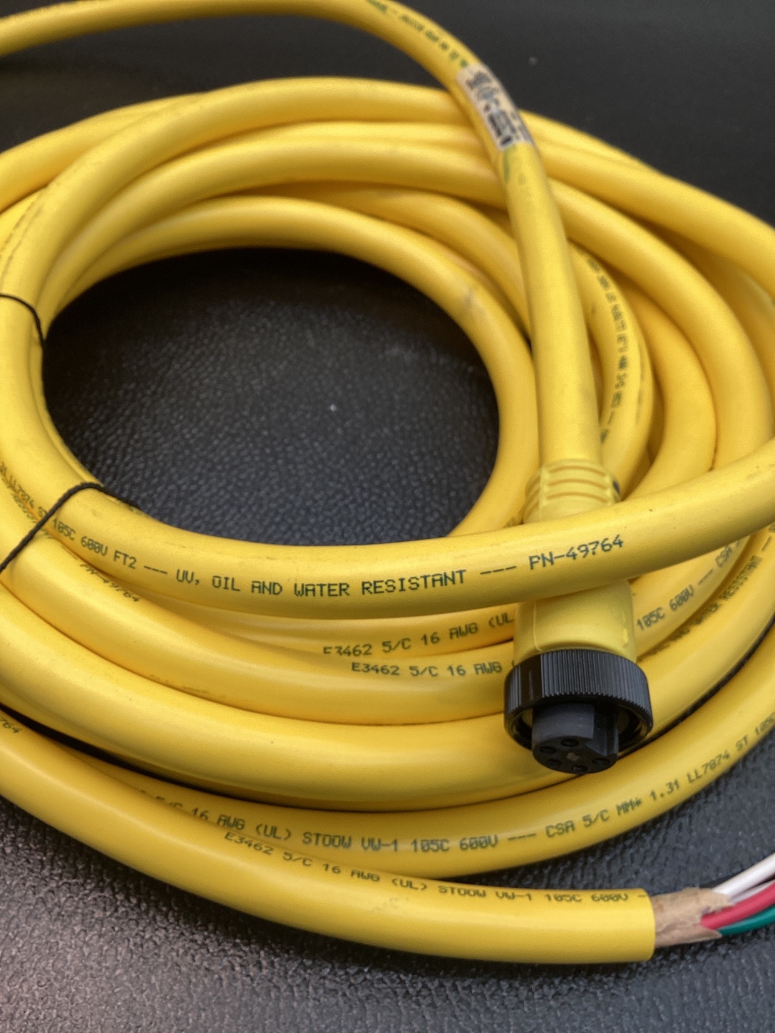 ALLEN‑BRADLEY 889‑F5AFC‑30F Mini QD Cordset 5‑Pin 30 ft NEW 3