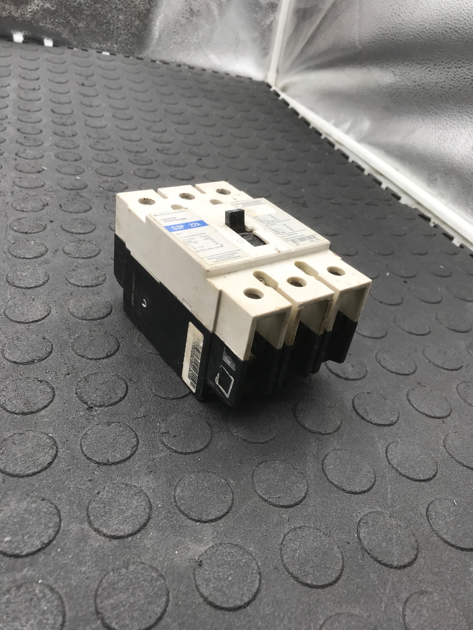 AutomationDirect G3P 22K Molded Case Circuit Breaker USED 1