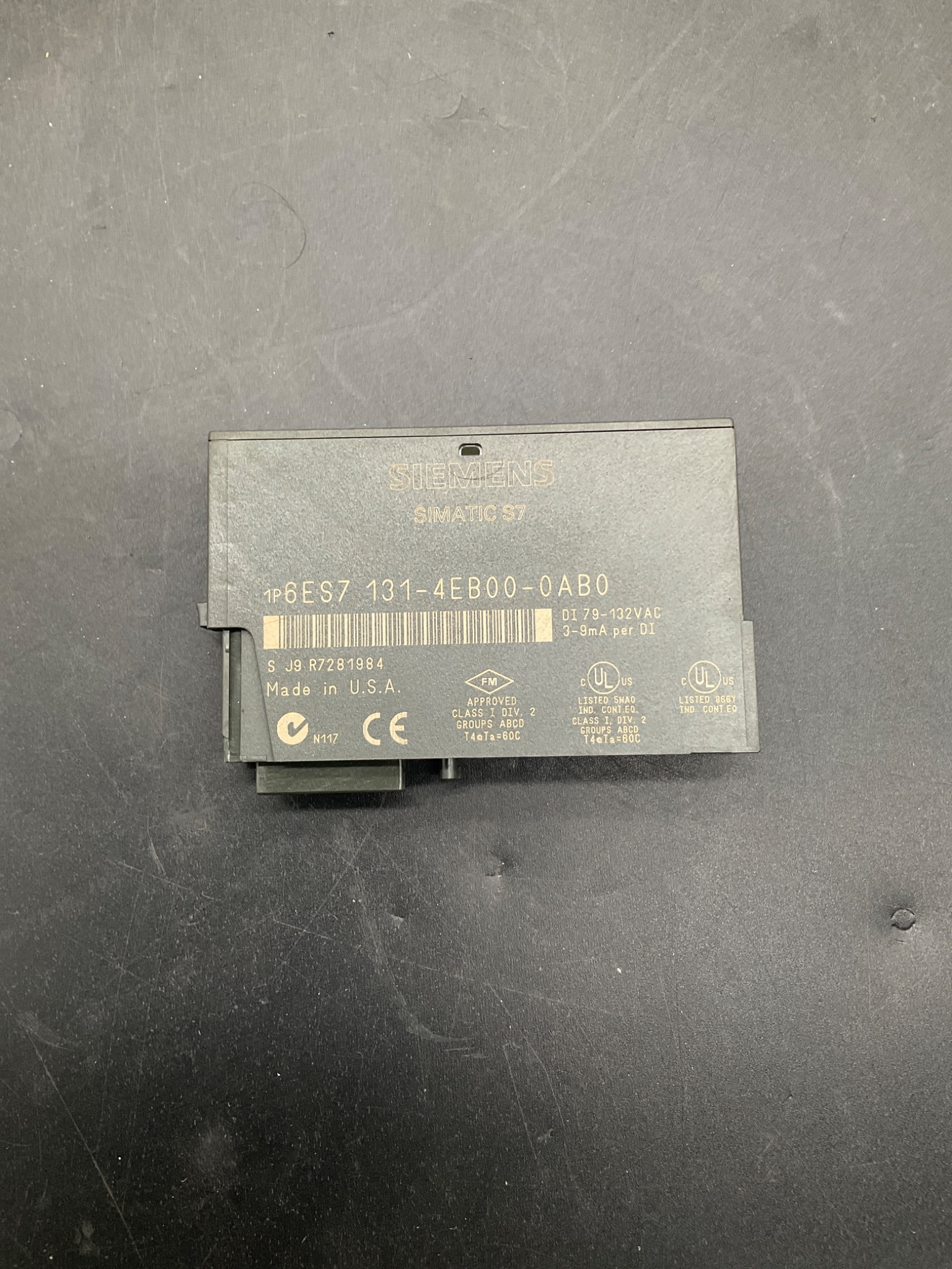SIEMENS 6ES7 131‑4EB00‑0AB0 SIMATIC S7 Digital Input Module USED 4