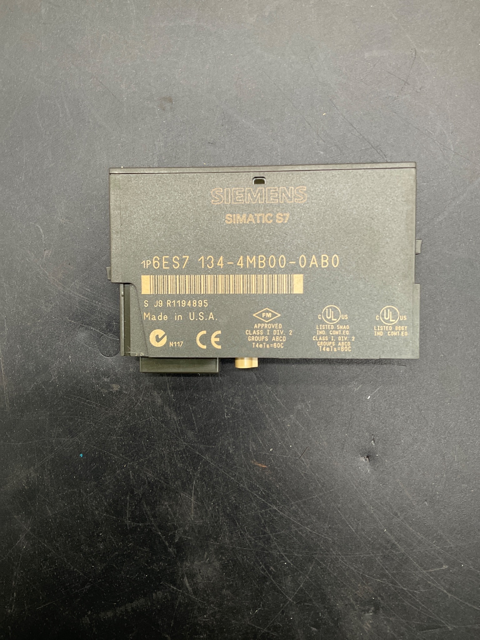 SIEMENS 6ES7 134‑4MB00‑0AB0 SIMATIC S7 Analog Input Module USED 2