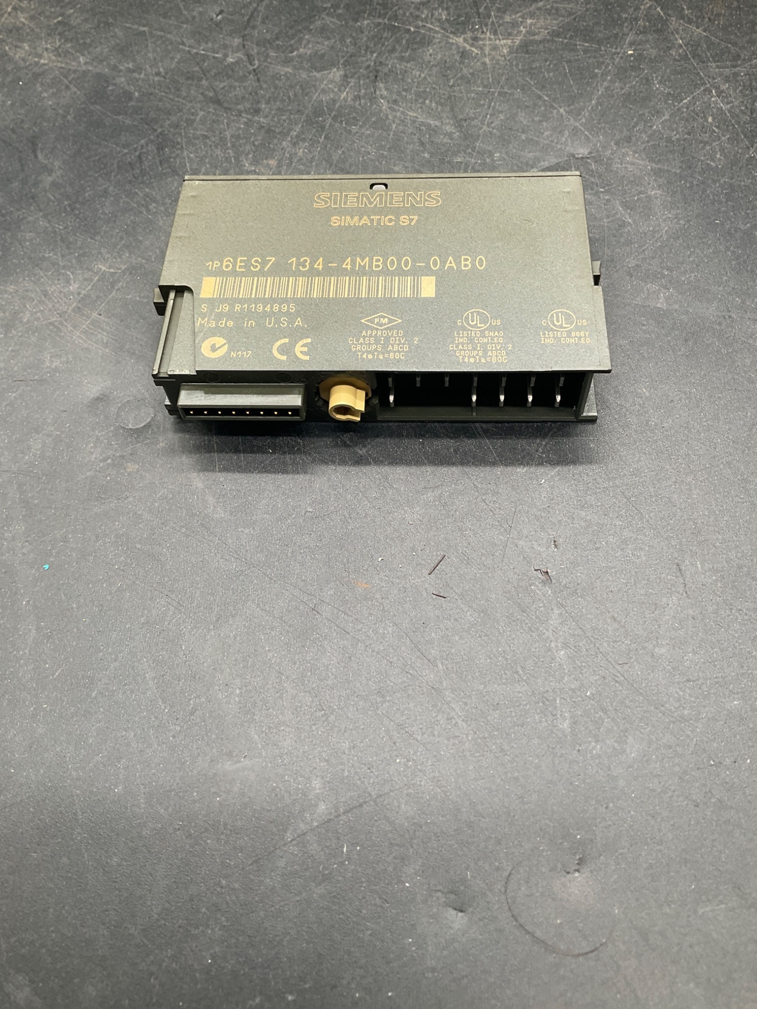 SIEMENS 6ES7 134‑4MB00‑0AB0 SIMATIC S7 Analog Input Module USED 3