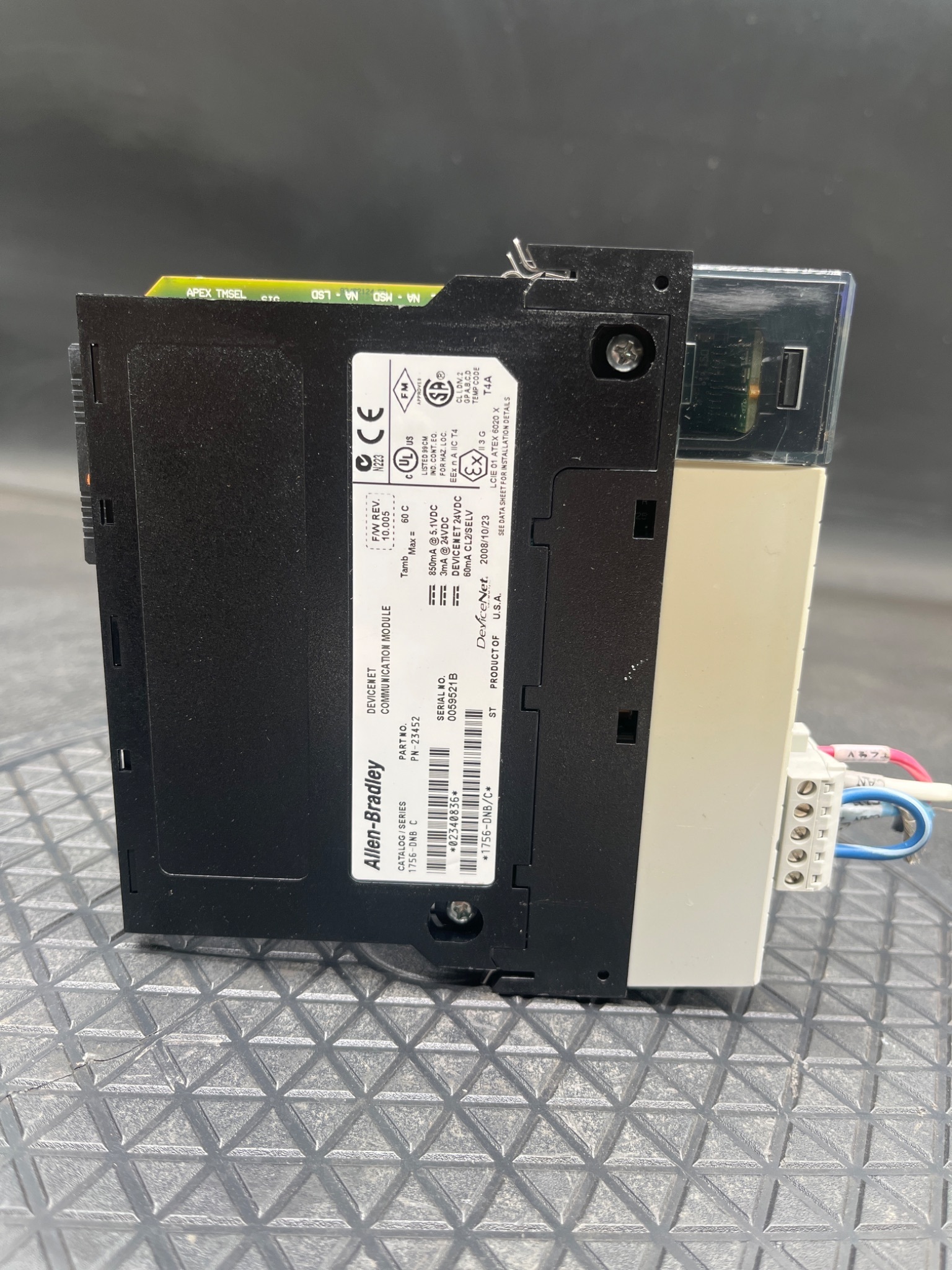 ALLEN‑BRADLEY 1756‑DNB/C ControlLogix DeviceNet Communication Module USED 1